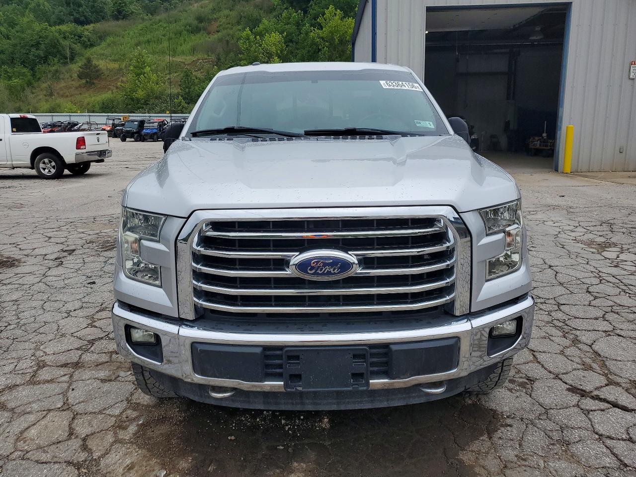 2015 Ford F150 Super Cab Silver vin: 1FTFX1EF0FFC04960