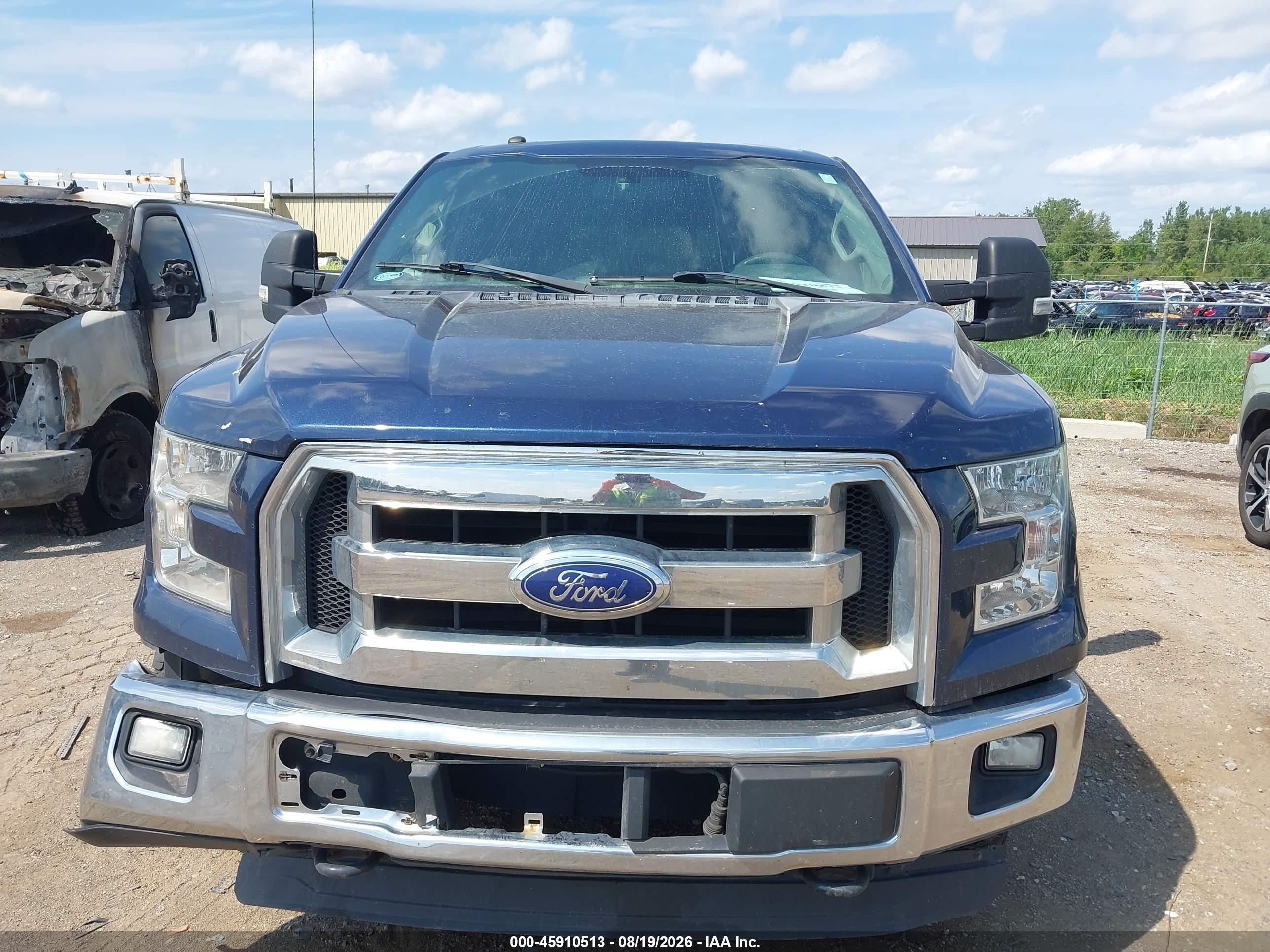 2016 Ford F-150 Xlt Blue vin: 1FTFX1EF0GKF22571
