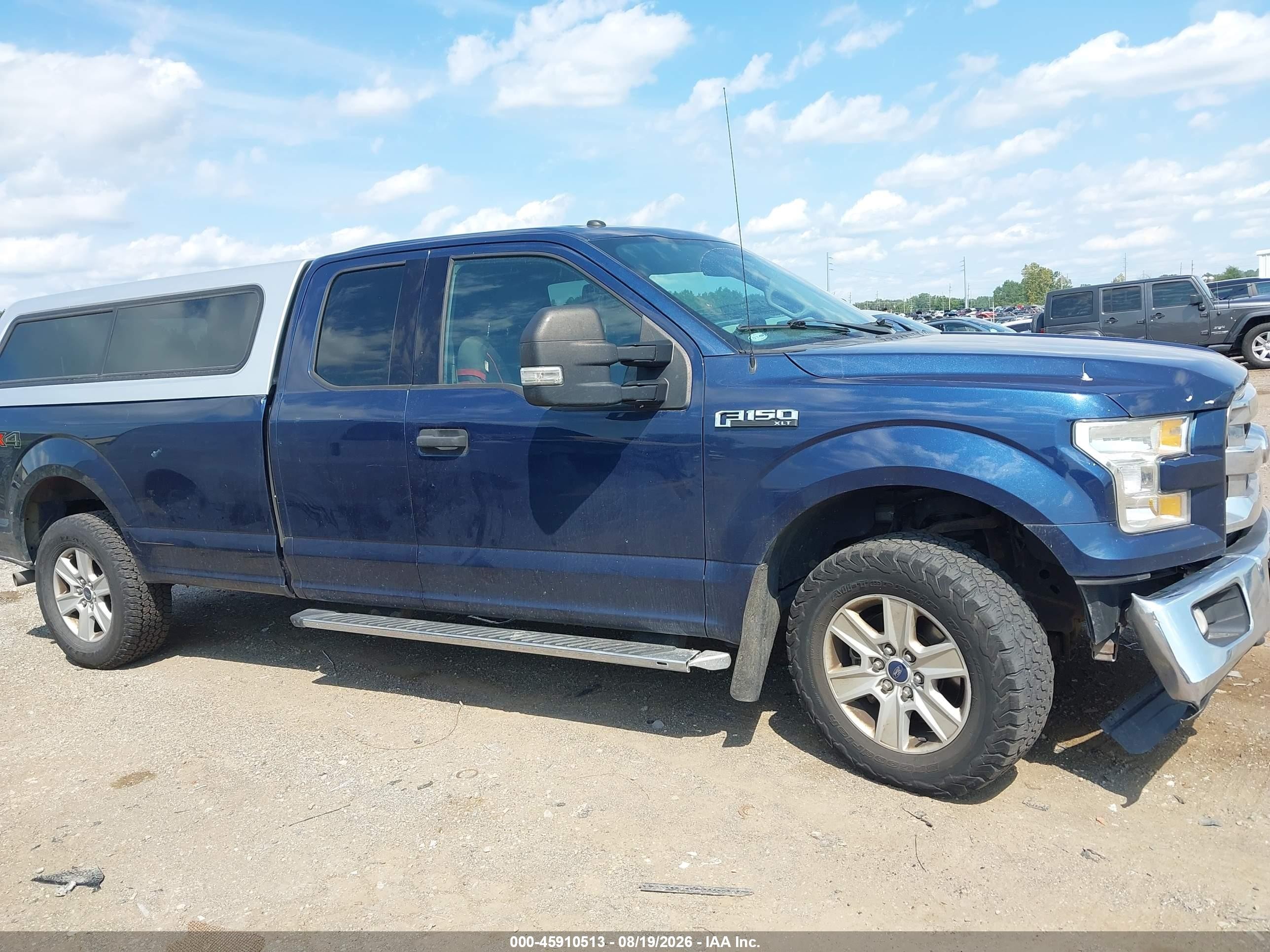 2016 Ford F-150 Xlt Blue vin: 1FTFX1EF0GKF22571