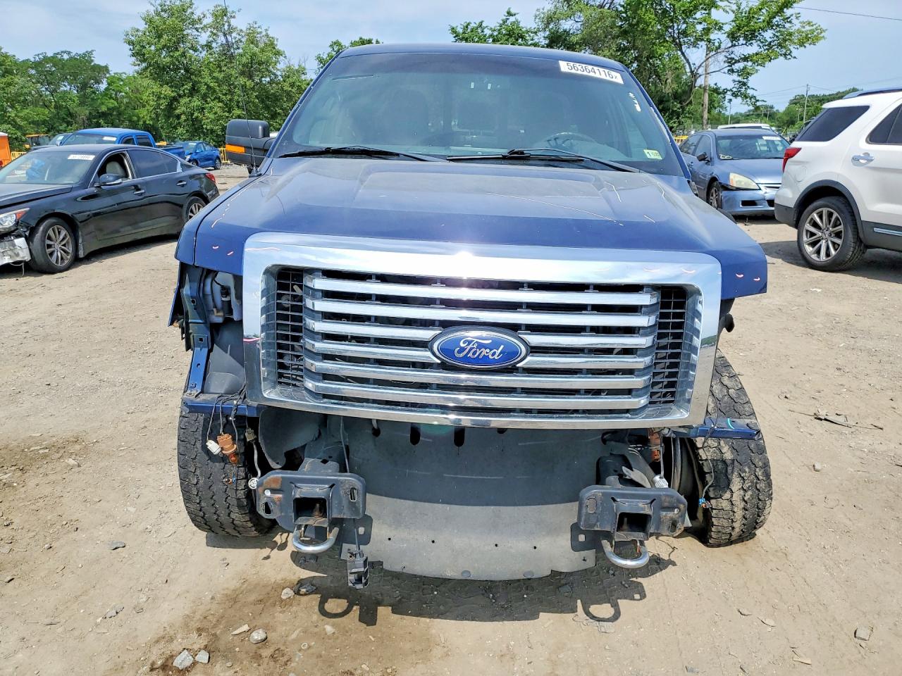 2011 Ford F150 Super Cab Blue vin: 1FTFX1EF1BFA90770