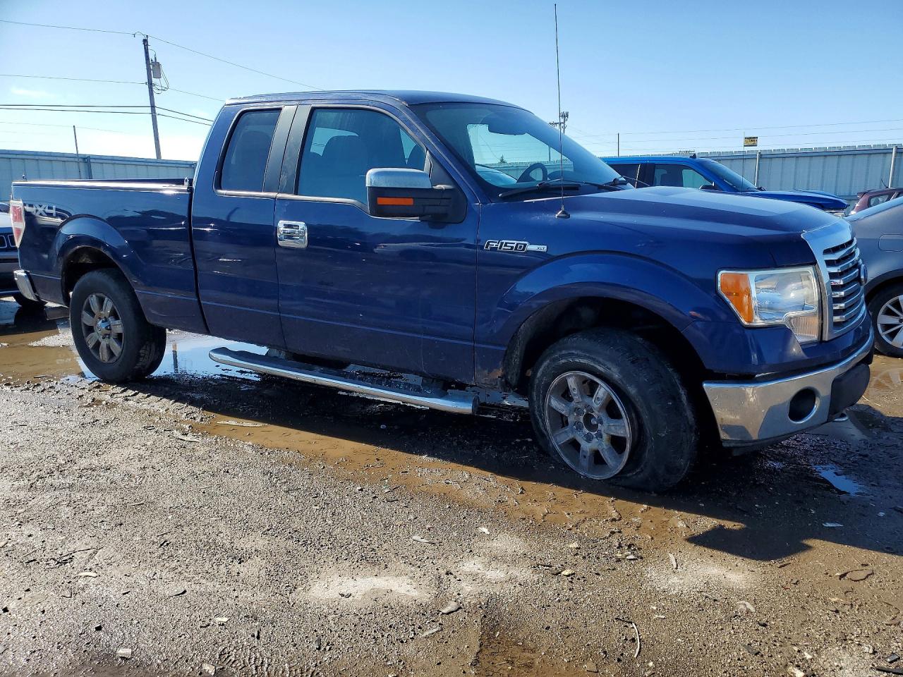 2011 Ford F150 Super Cab Синий vin: 1FTFX1EF1BFB31978