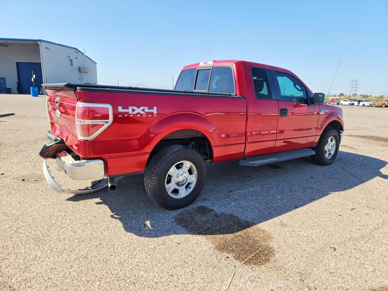 2012 Ford F150 Super Cab Red vin: 1FTFX1EF1CFA14399
