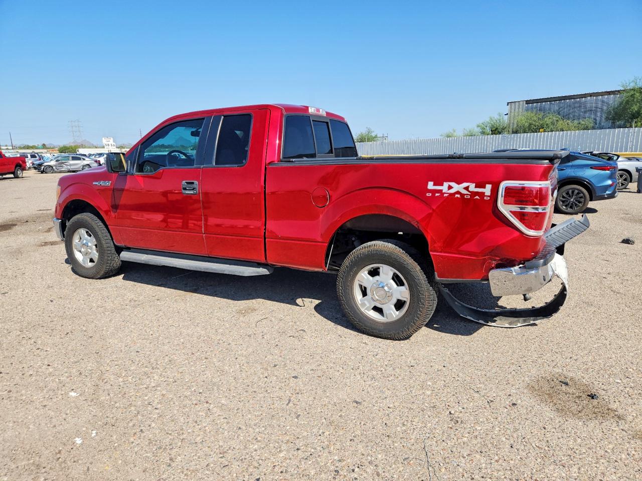 2012 Ford F150 Super Cab Red vin: 1FTFX1EF1CFA14399