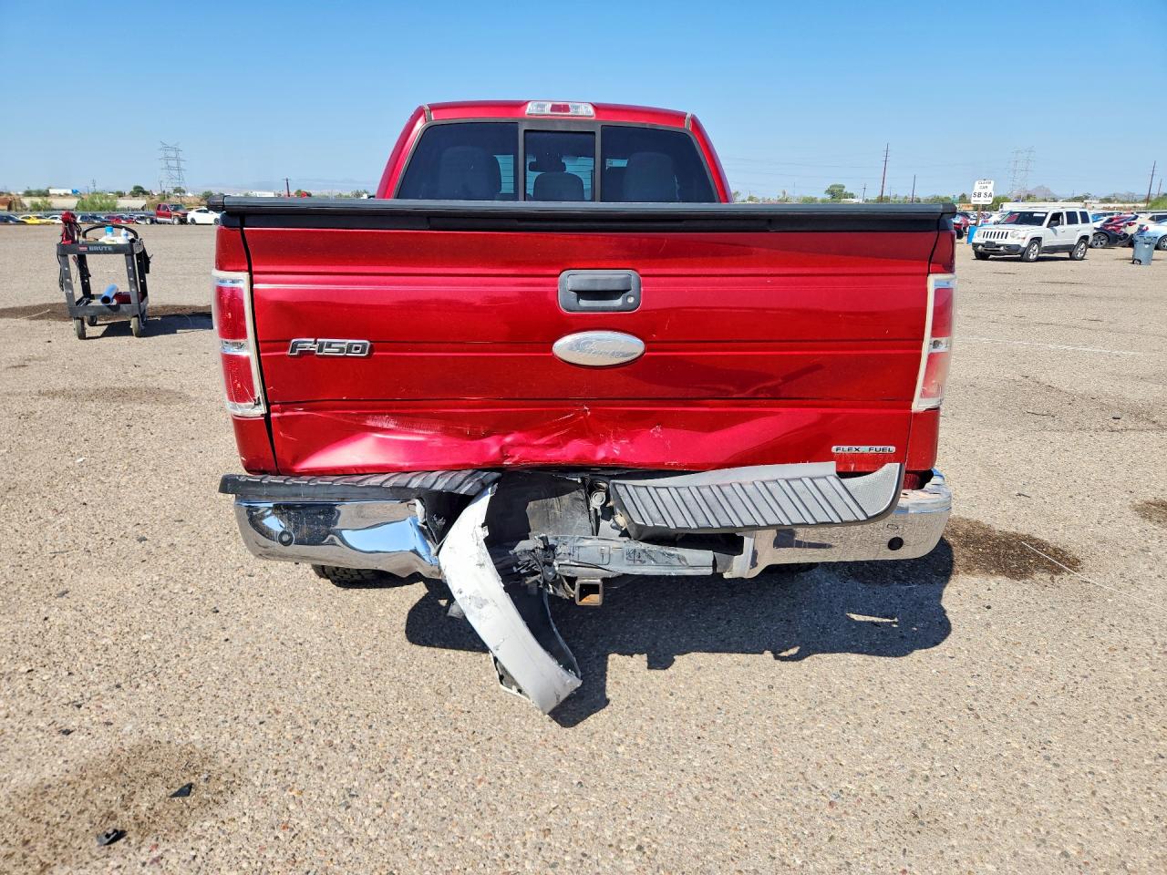 2012 Ford F150 Super Cab Red vin: 1FTFX1EF1CFA14399