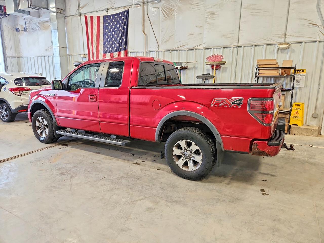 2012 Ford F150 Super Cab Red vin: 1FTFX1EF1CFA24169