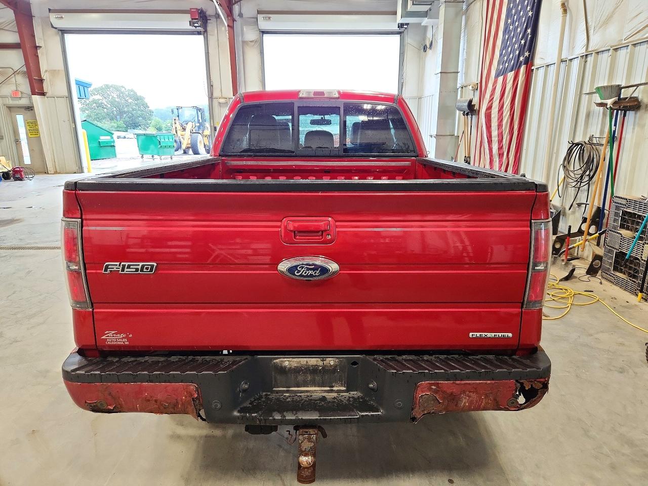 2012 Ford F150 Super Cab Red vin: 1FTFX1EF1CFA24169