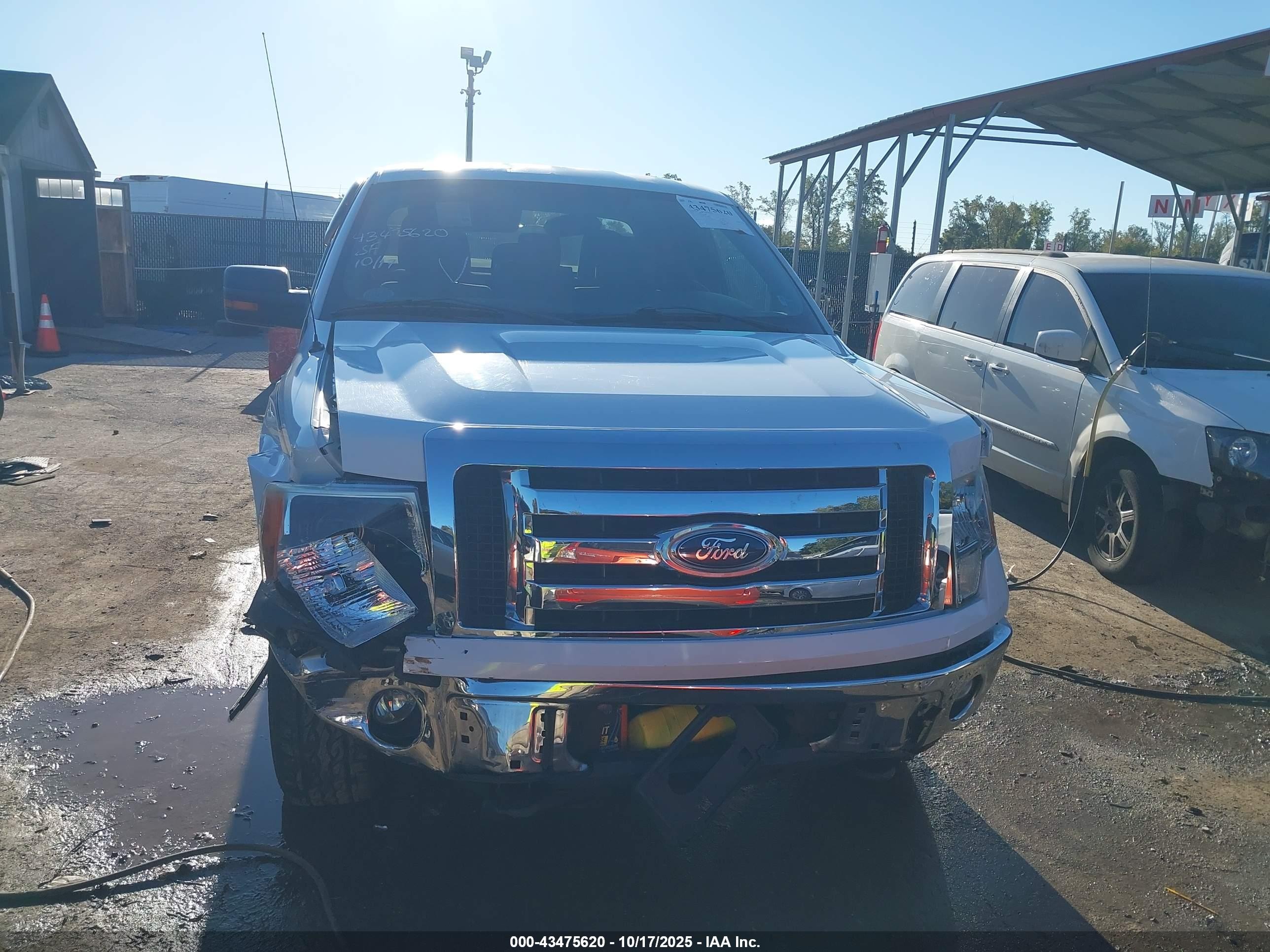 2012 Ford F-150 Xlt White vin: 1FTFX1EF1CFA99860
