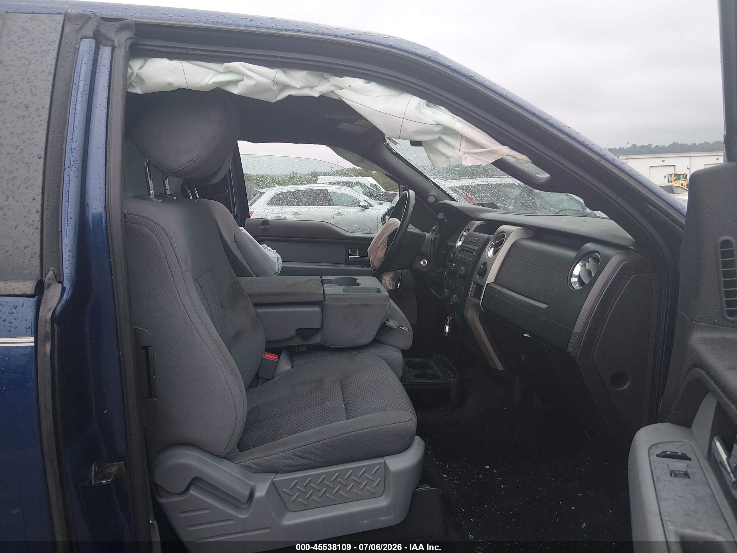 2012 Ford F-150 Xlt Blue vin: 1FTFX1EF1CFB05592