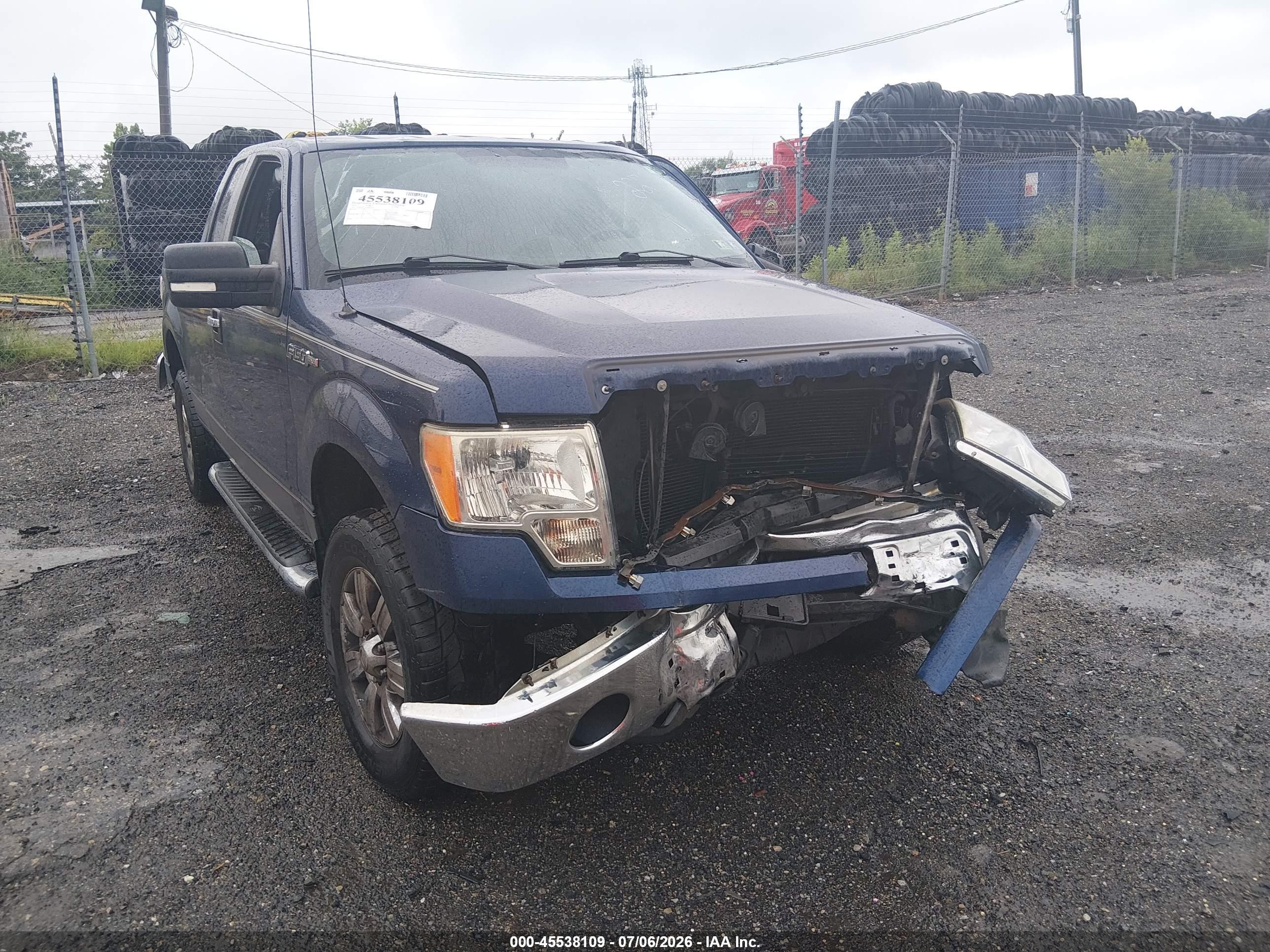 2012 Ford F-150 Xlt Blue vin: 1FTFX1EF1CFB05592
