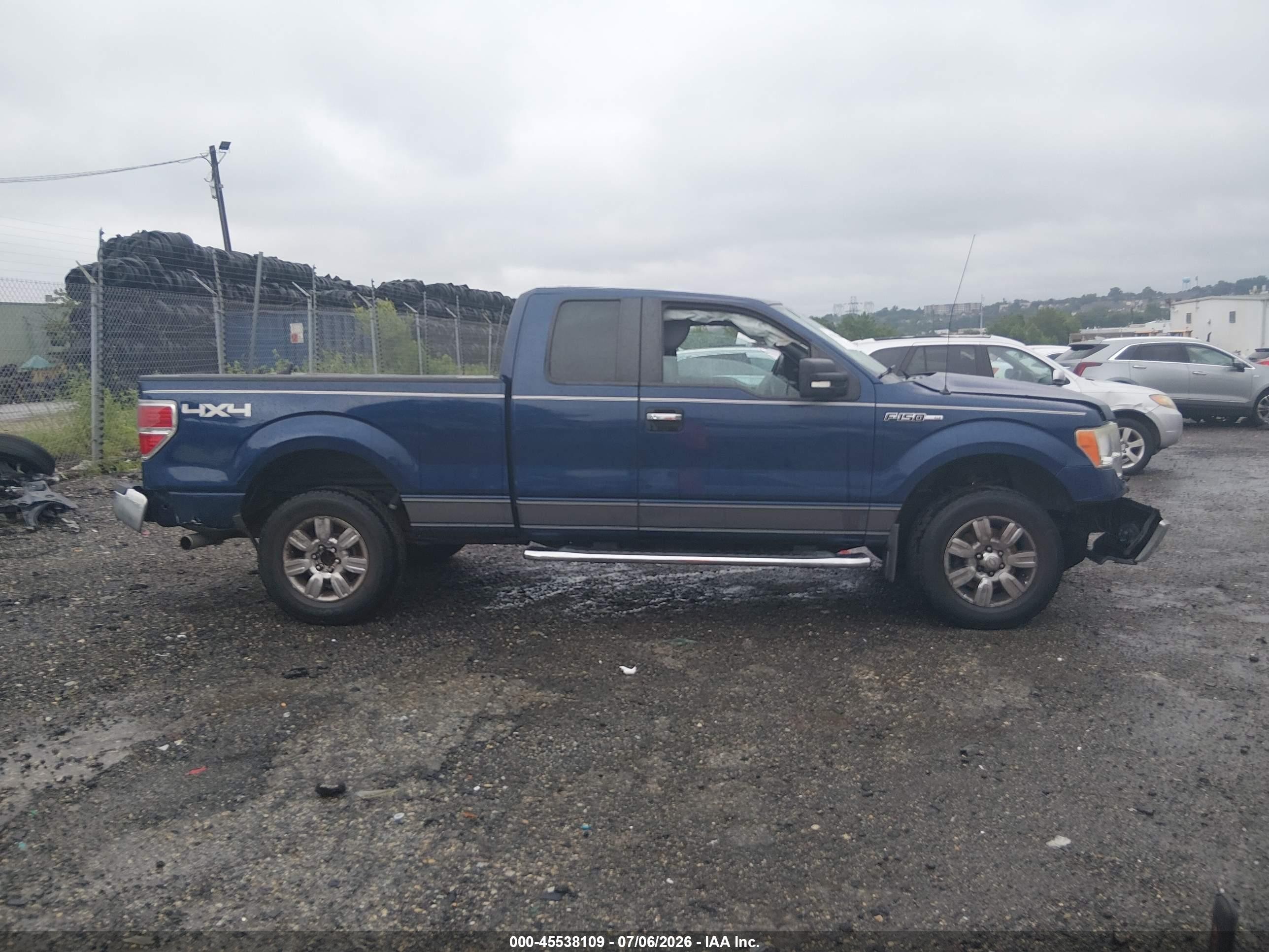 2012 Ford F-150 Xlt Blue vin: 1FTFX1EF1CFB05592