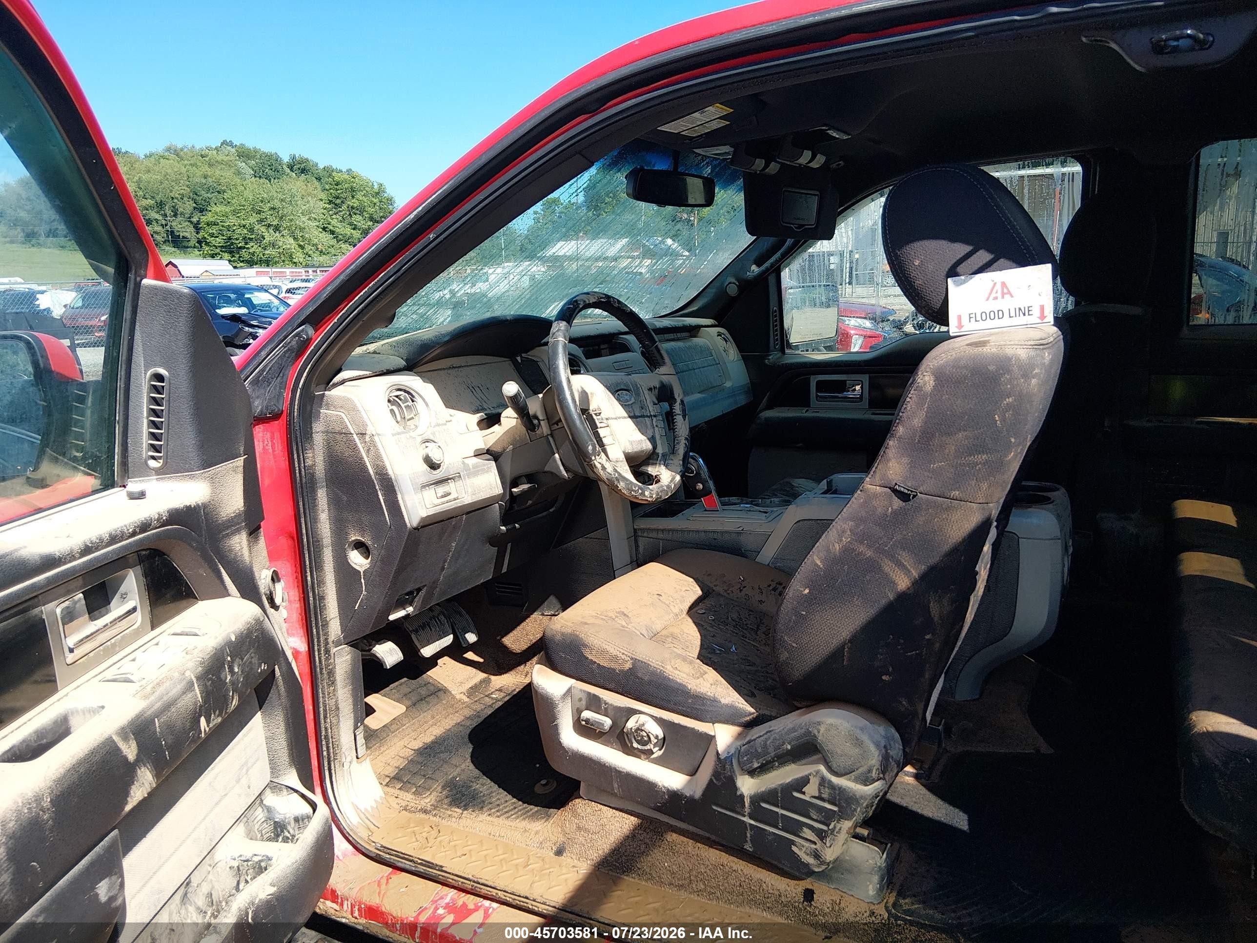 2012 Ford F-150 Fx4 Red vin: 1FTFX1EF1CFC15476