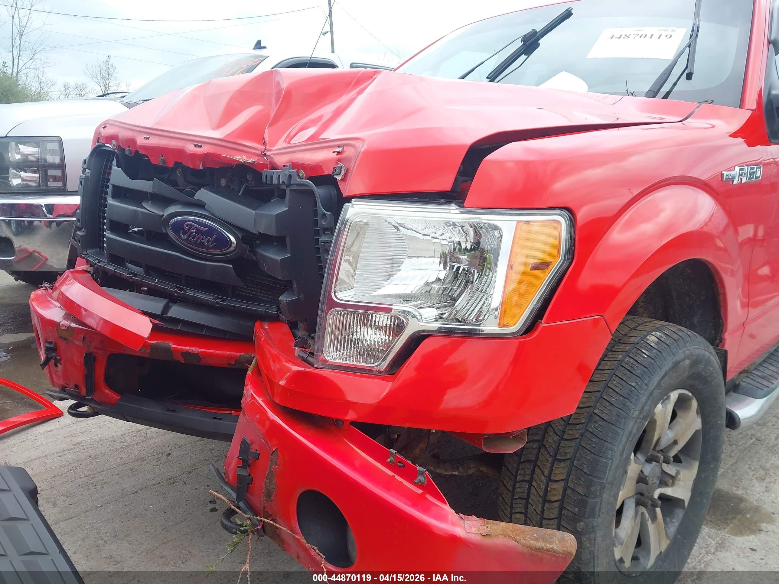 2012 Ford F-150 Stx Red vin: 1FTFX1EF1CFC31628