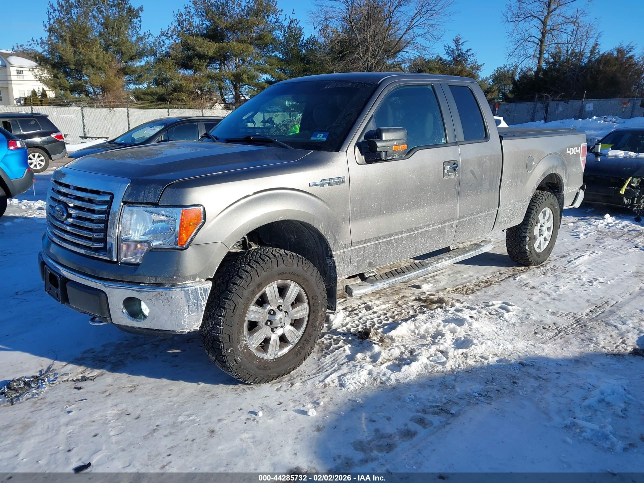 2012 Ford F-150 Xlt Gray vin: 1FTFX1EF1CFC51345