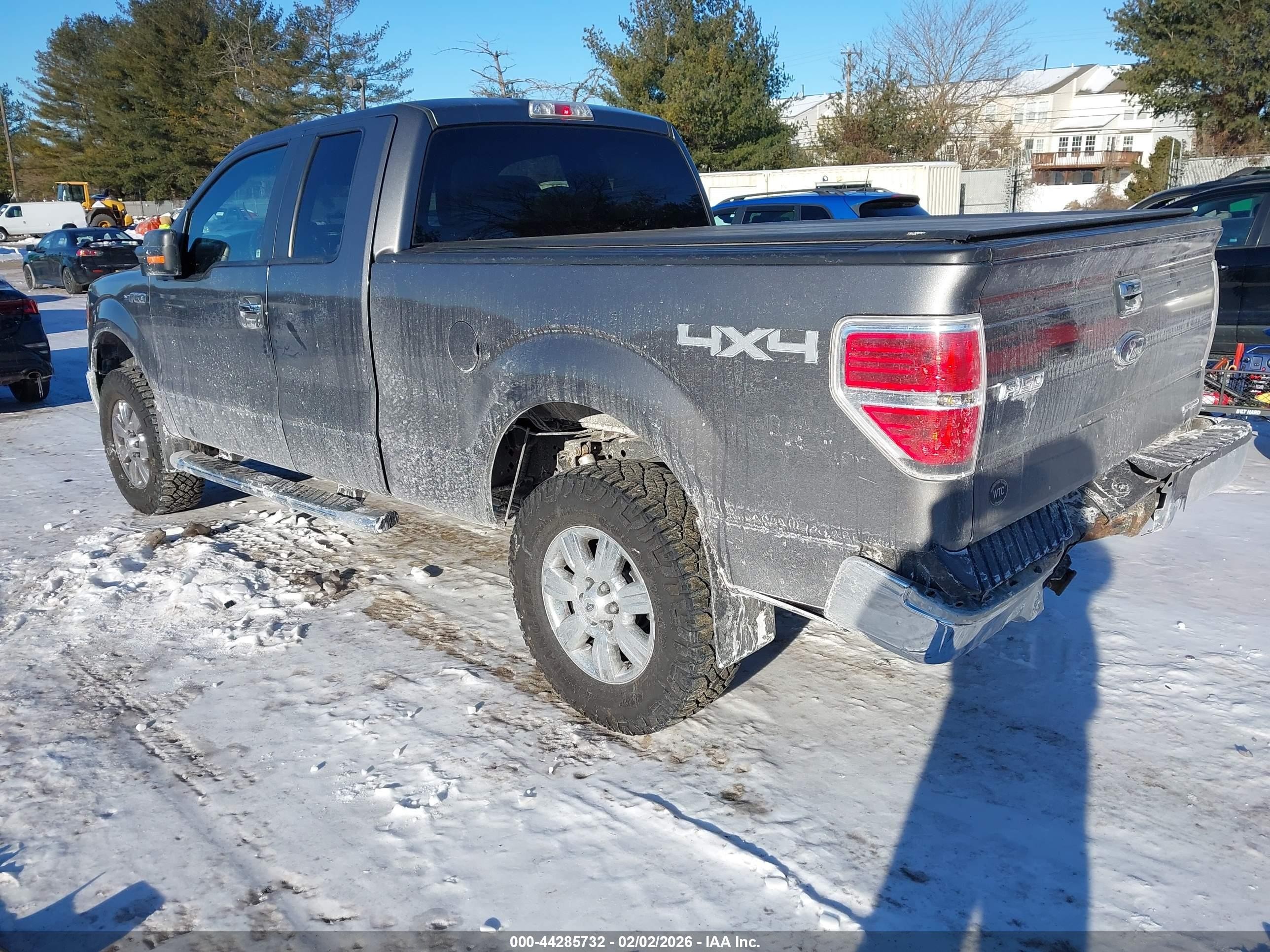 2012 Ford F-150 Xlt Gray vin: 1FTFX1EF1CFC51345