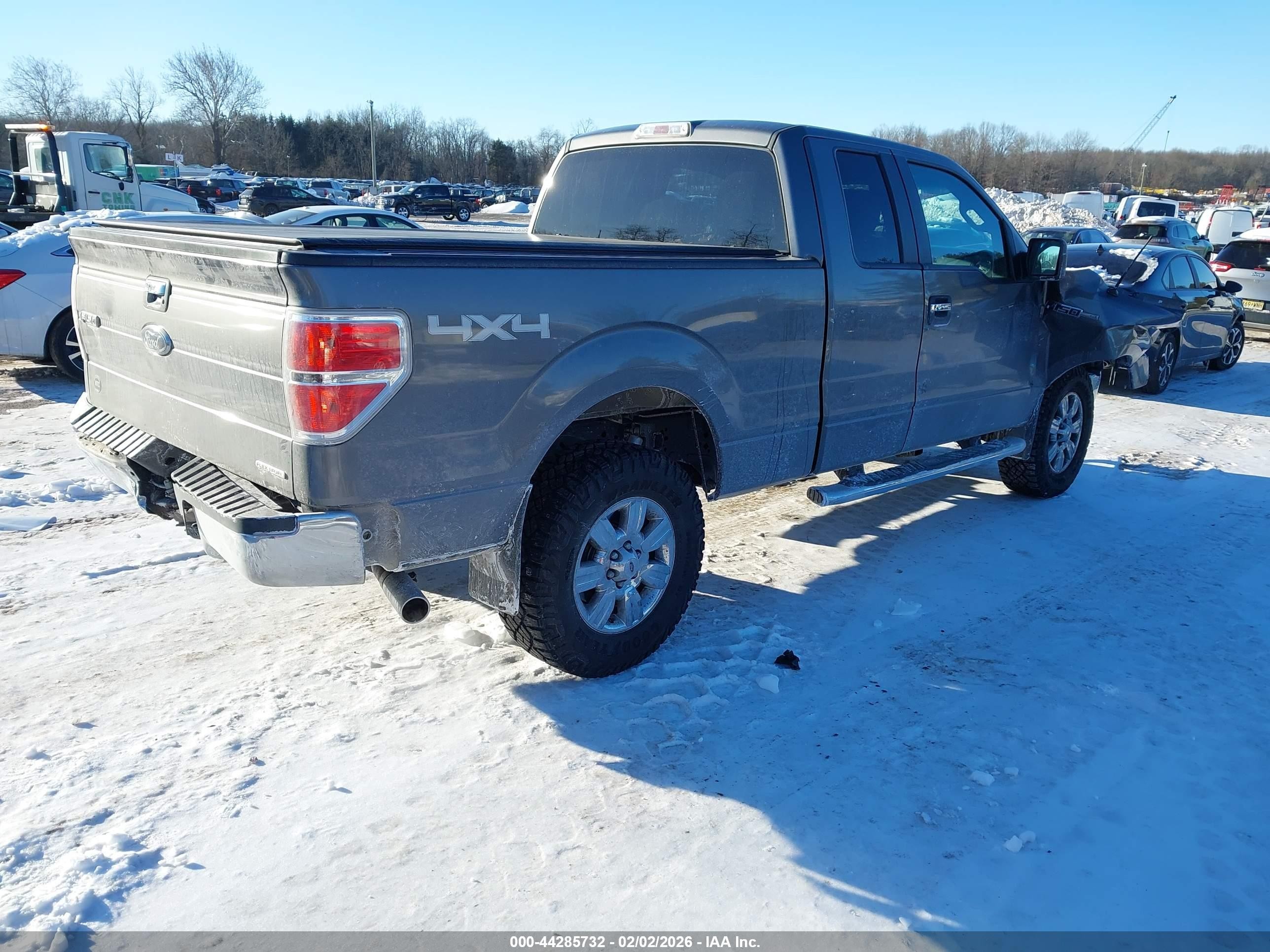 2012 Ford F-150 Xlt Gray vin: 1FTFX1EF1CFC51345