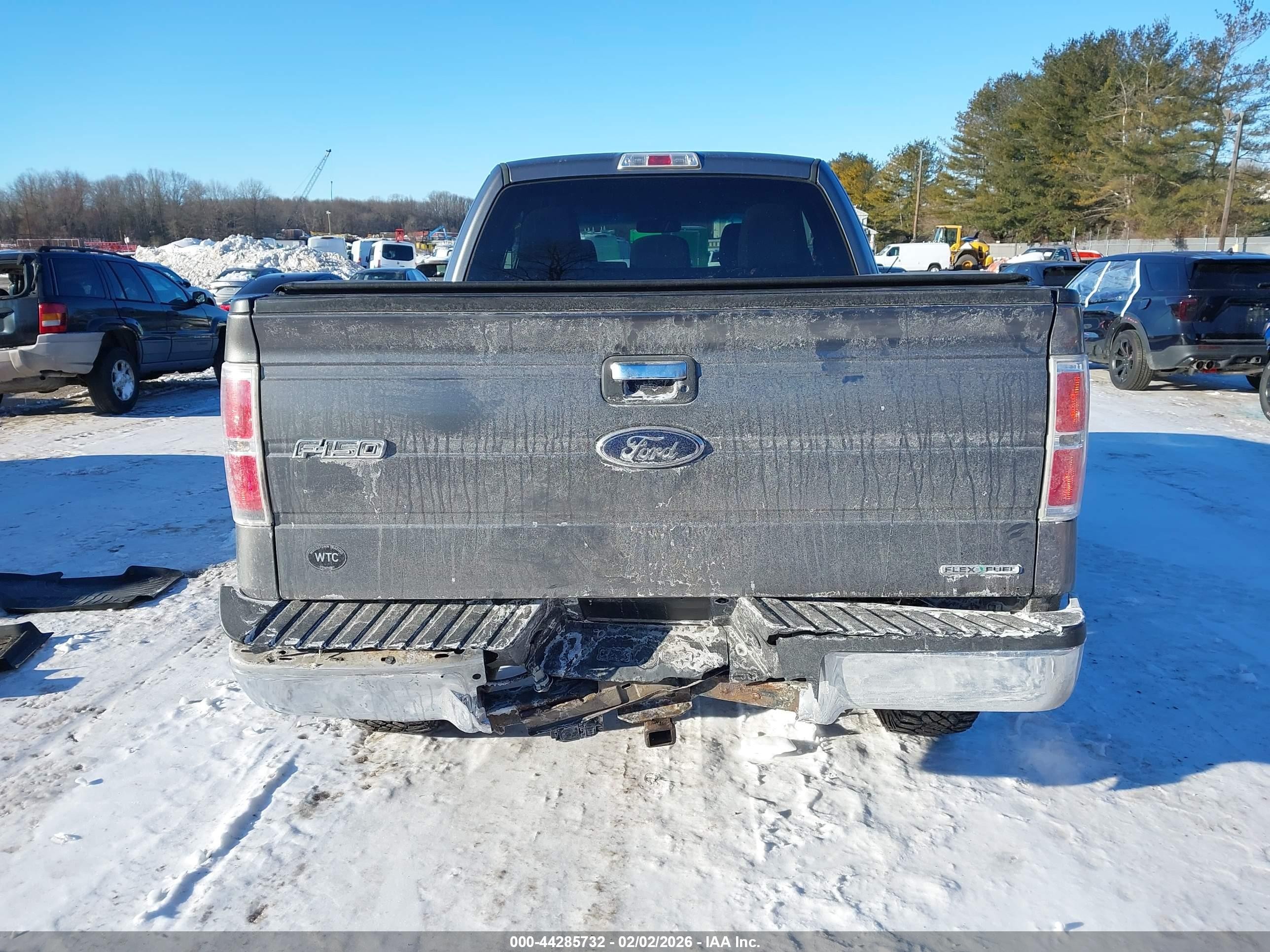 2012 Ford F-150 Xlt Gray vin: 1FTFX1EF1CFC51345