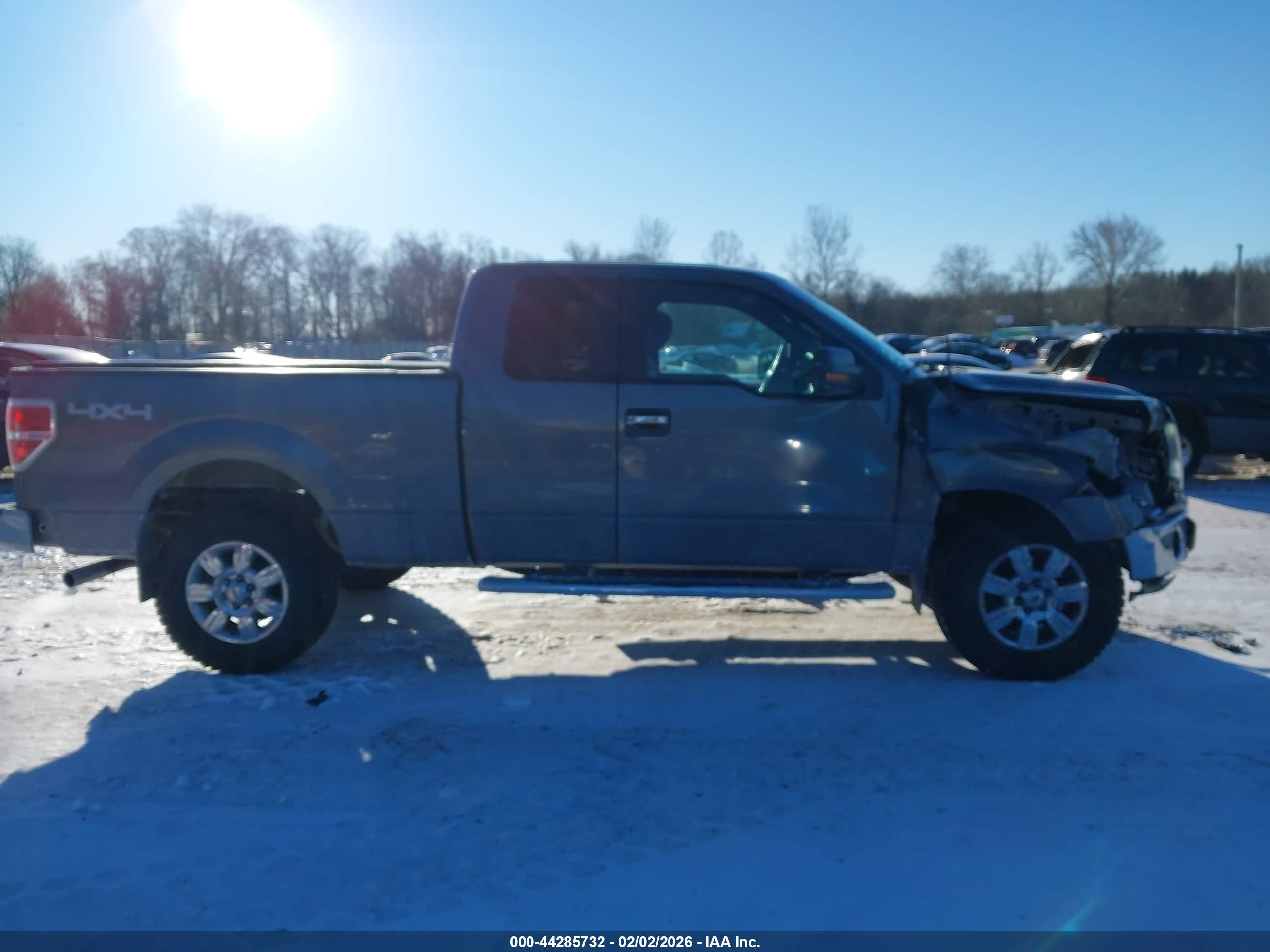 2012 Ford F-150 Xlt Gray vin: 1FTFX1EF1CFC51345
