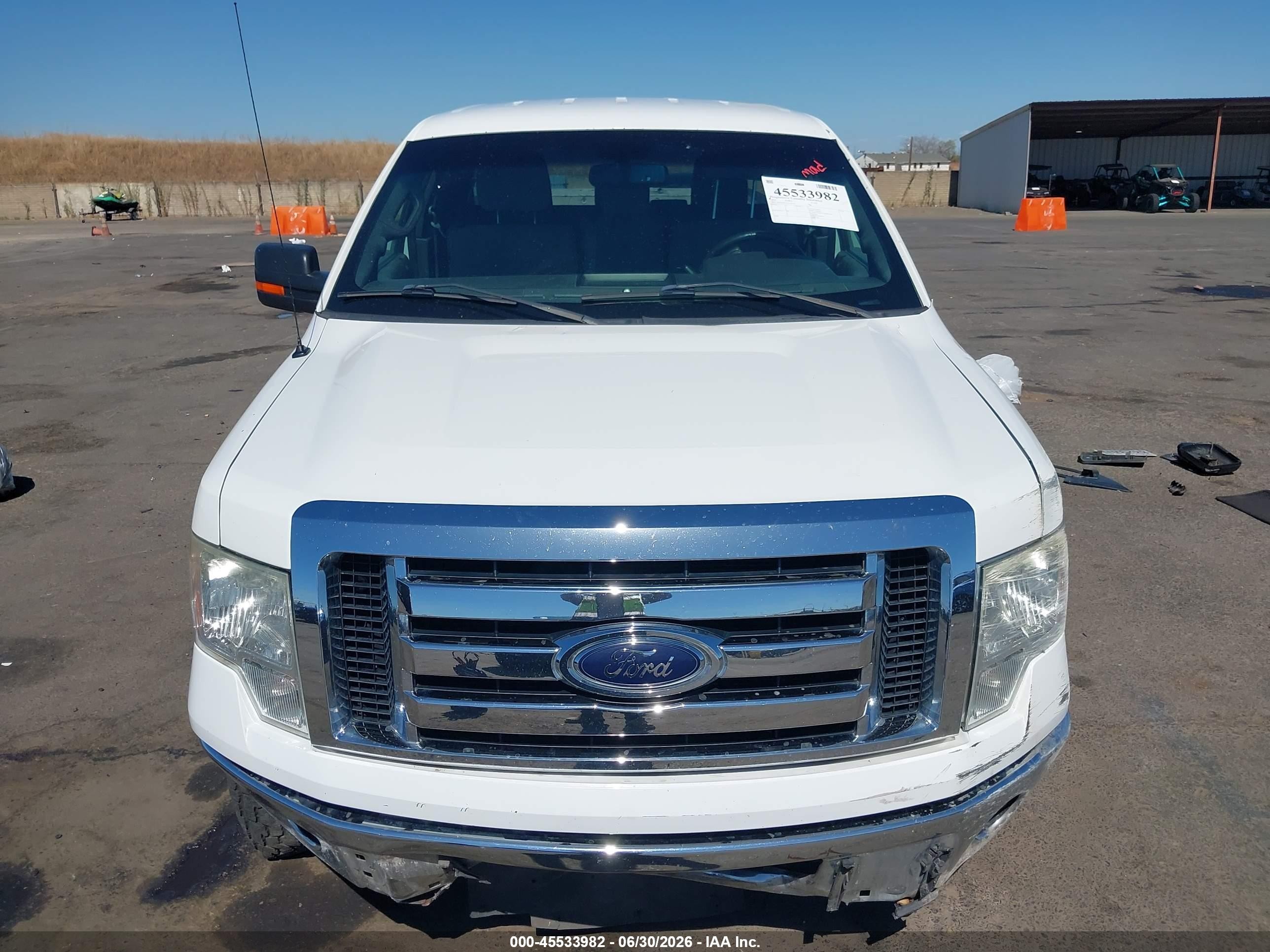 2012 Ford F-150 Fx4/lariat/stx/xl/xlt White vin: 1FTFX1EF1CFC59736