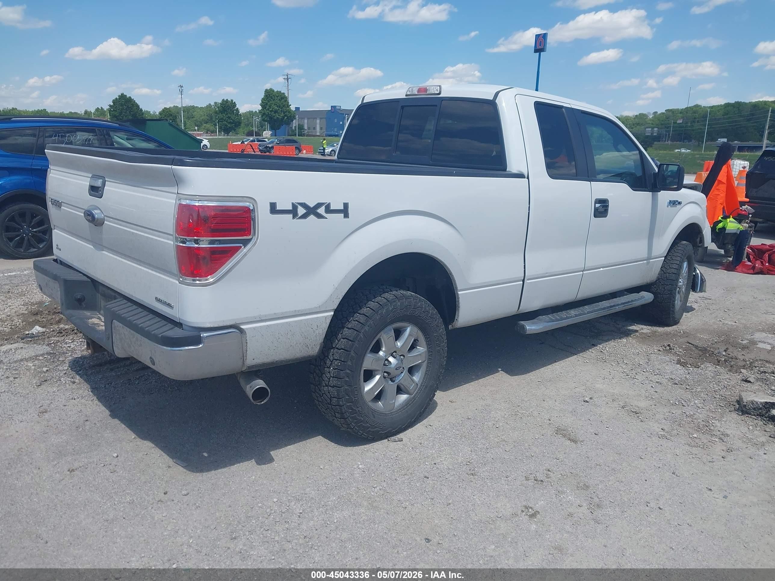 2013 Ford F-150 Xlt White vin: 1FTFX1EF1DFB08378