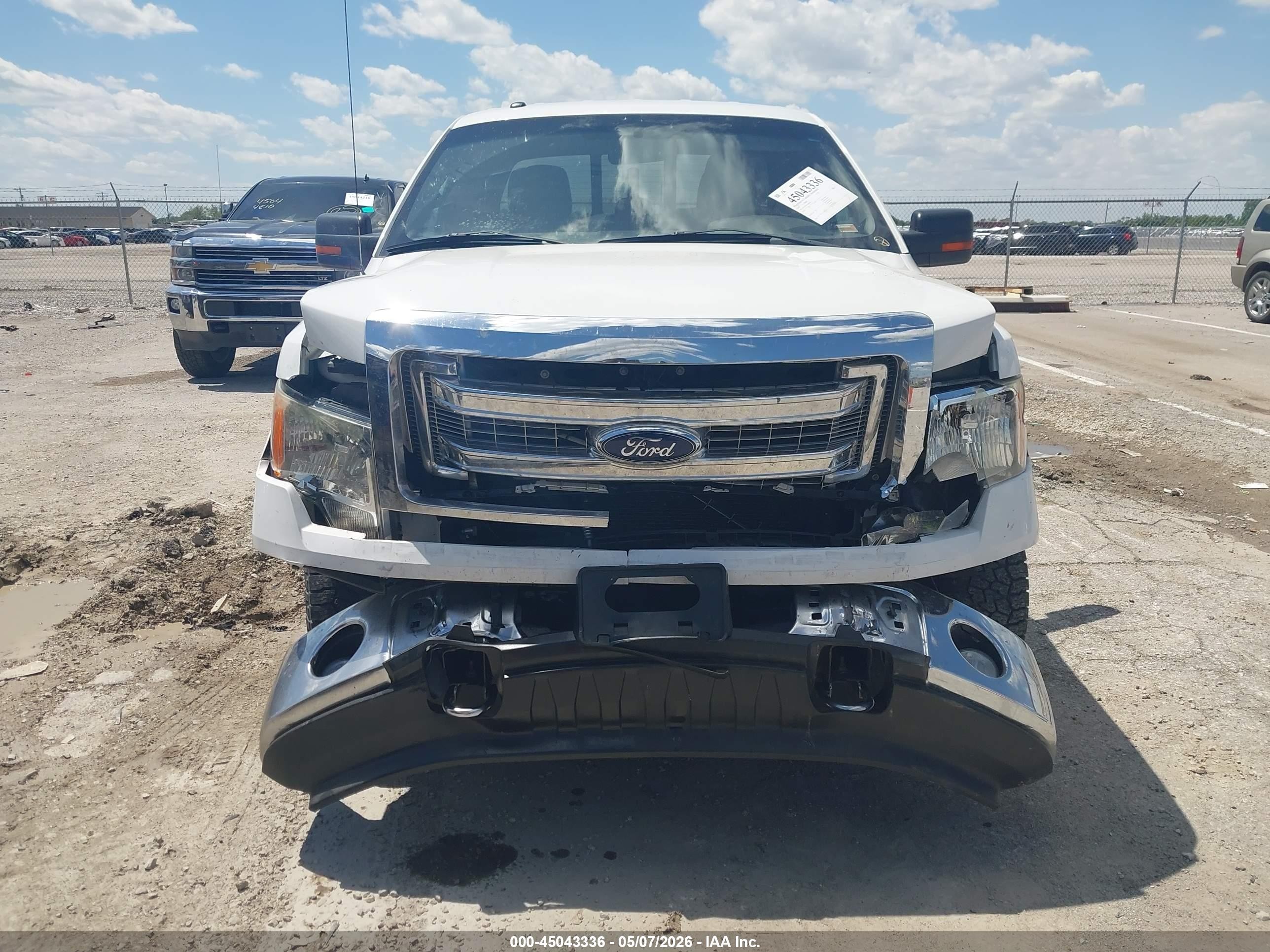 2013 Ford F-150 Xlt White vin: 1FTFX1EF1DFB08378