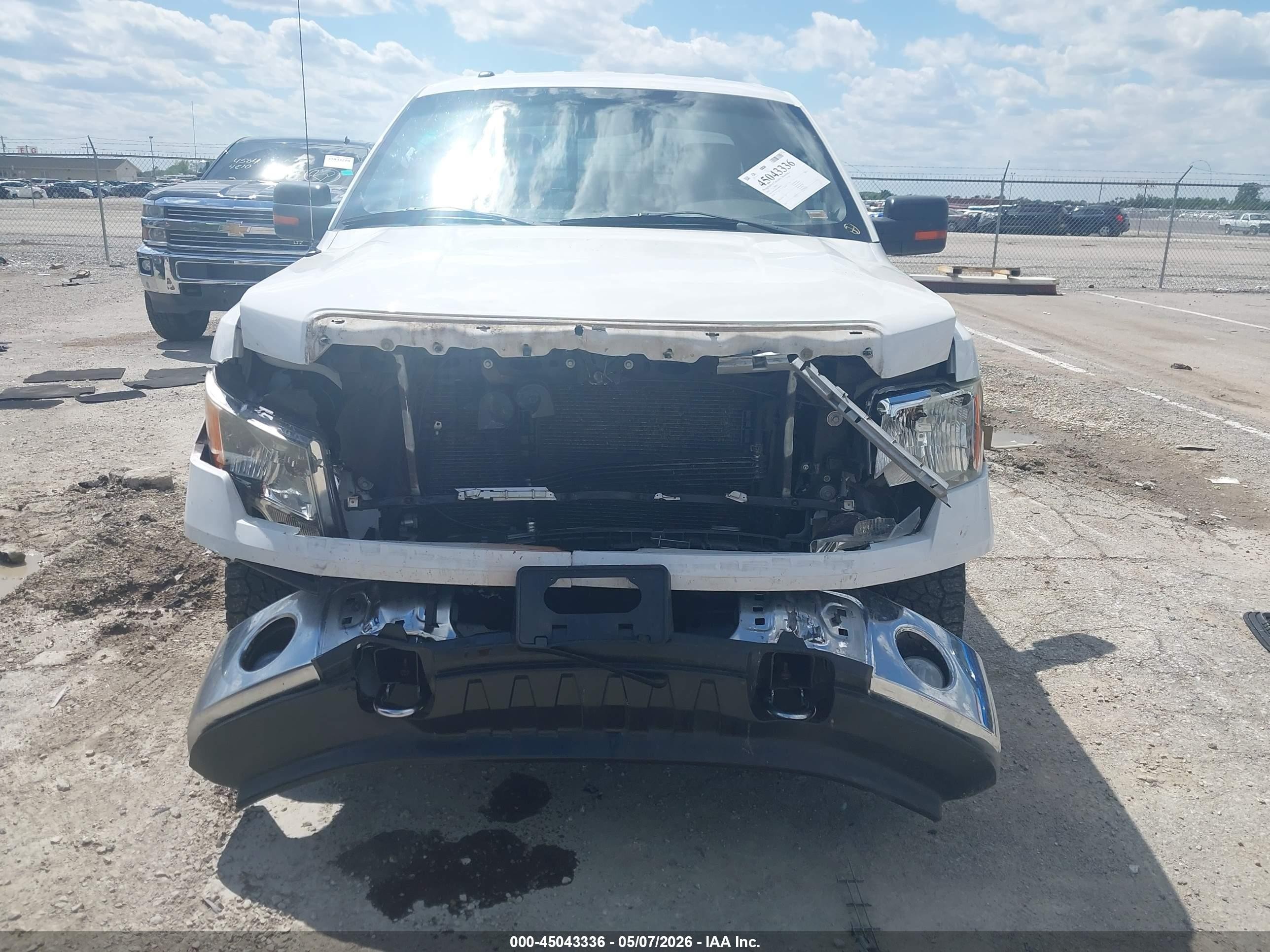 2013 Ford F-150 Xlt White vin: 1FTFX1EF1DFB08378