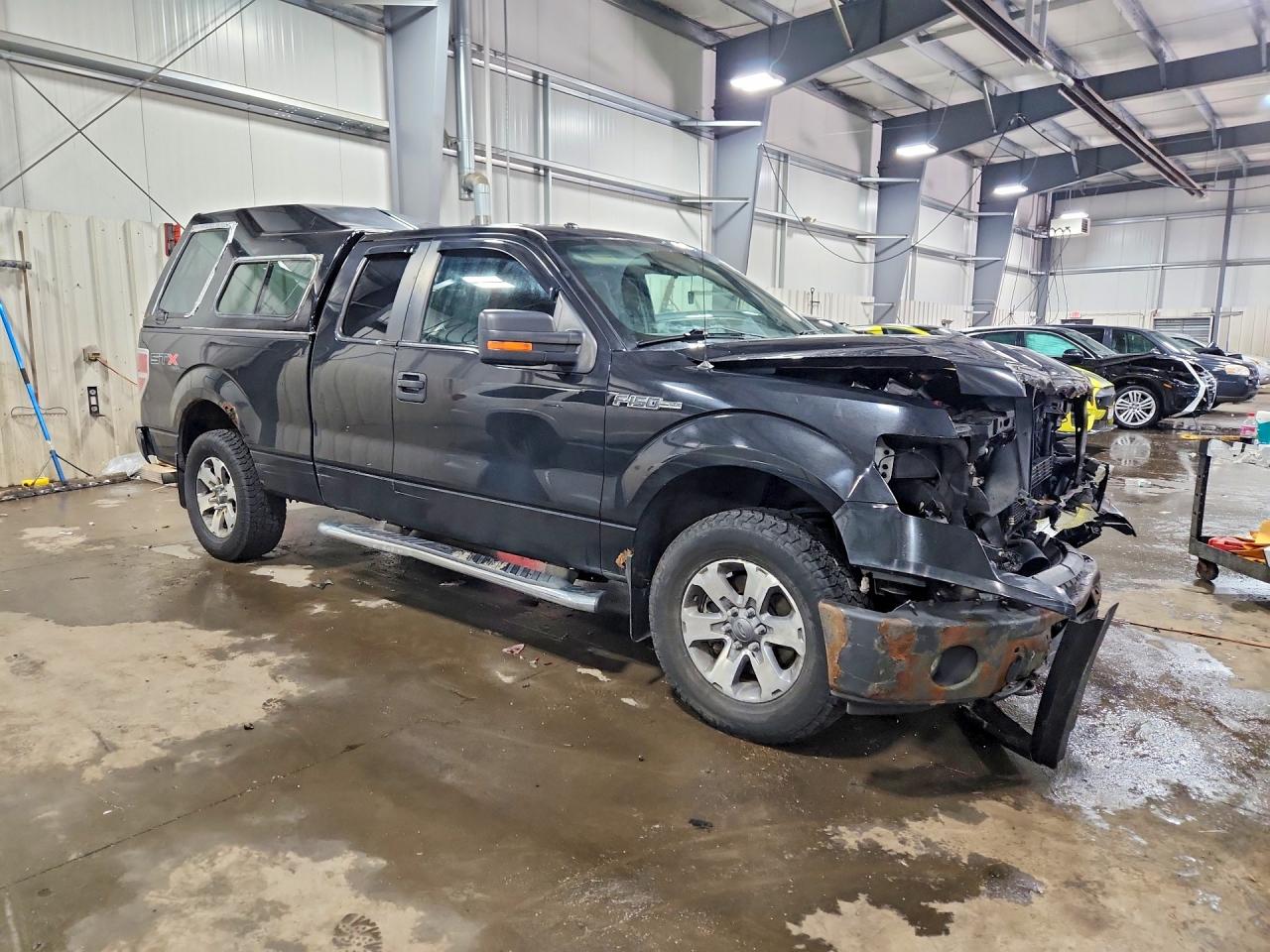 2013 Ford F150 Super Cab Black vin: 1FTFX1EF1DFD11173