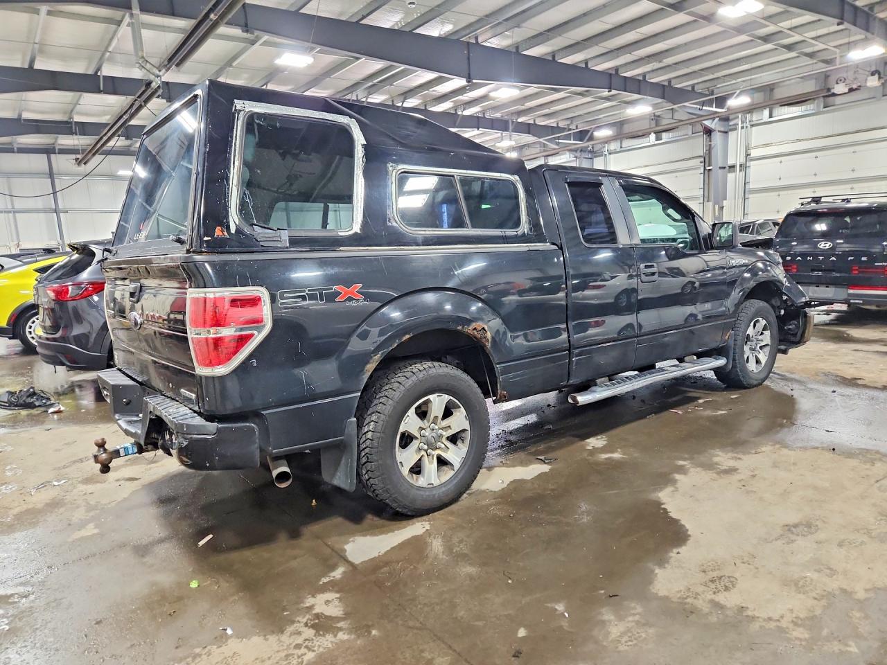 2013 Ford F150 Super Cab Black vin: 1FTFX1EF1DFD11173