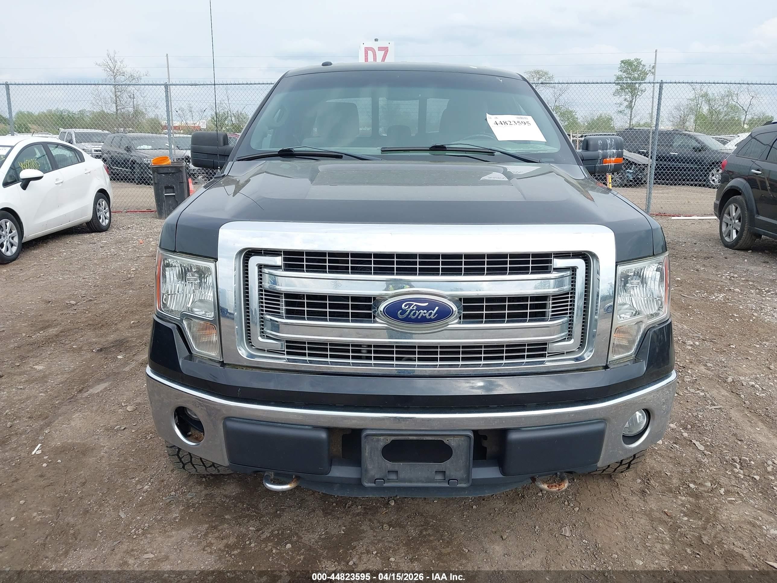 2013 Ford F-150 Xlt Black vin: 1FTFX1EF1DFD24747