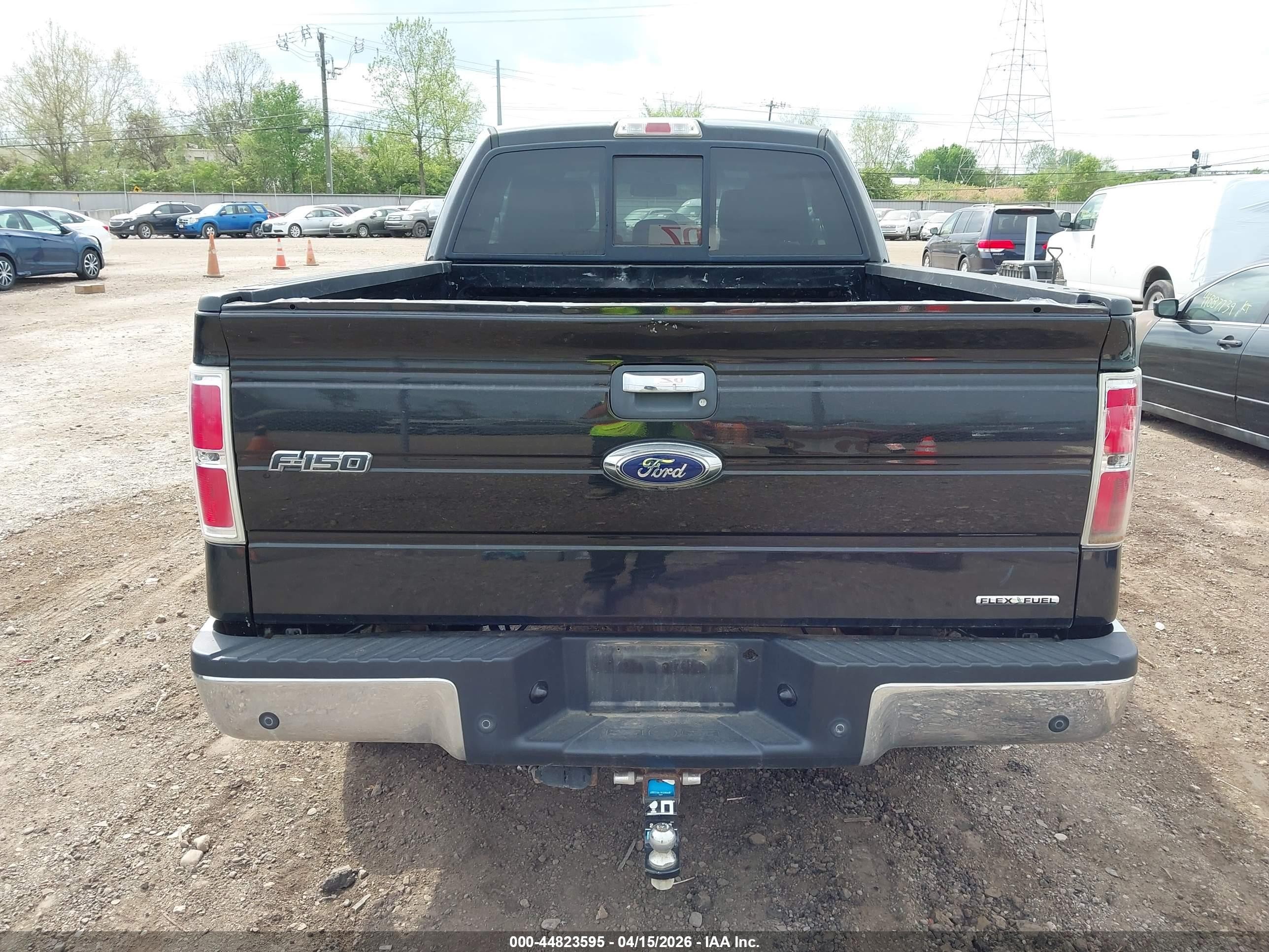 2013 Ford F-150 Xlt Black vin: 1FTFX1EF1DFD24747