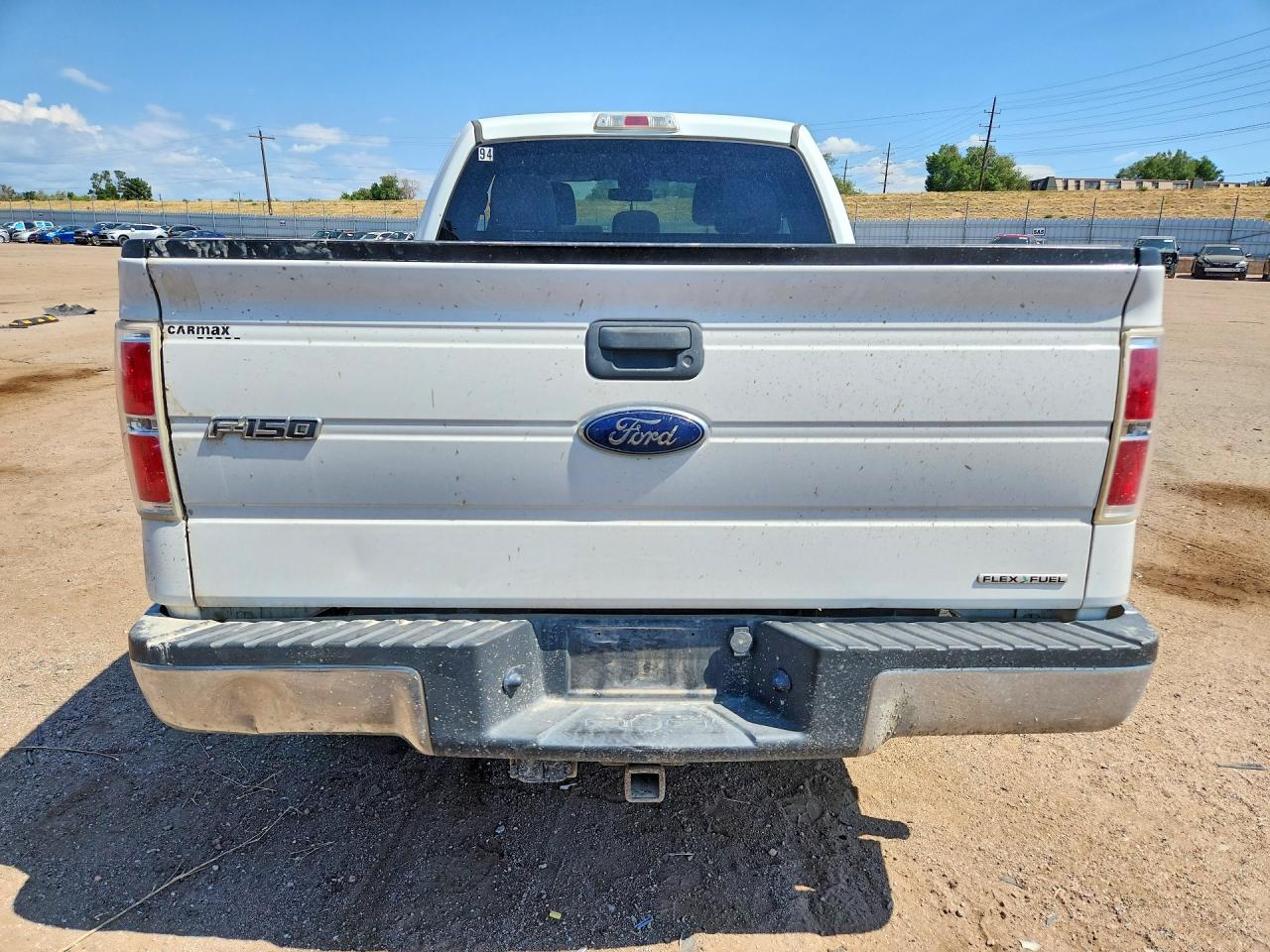 2013 Ford F150 Super Cab White vin: 1FTFX1EF1DFD68733
