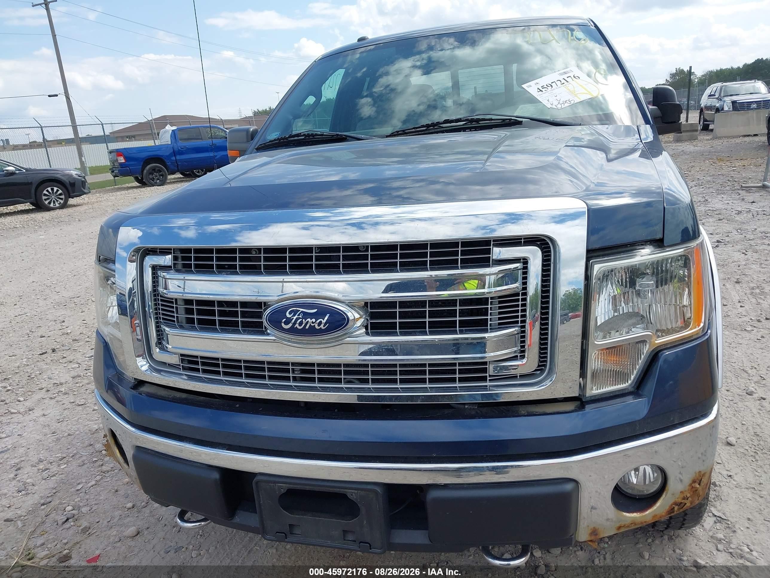 2013 Ford F-150 Xlt Blue vin: 1FTFX1EF1DKD04280