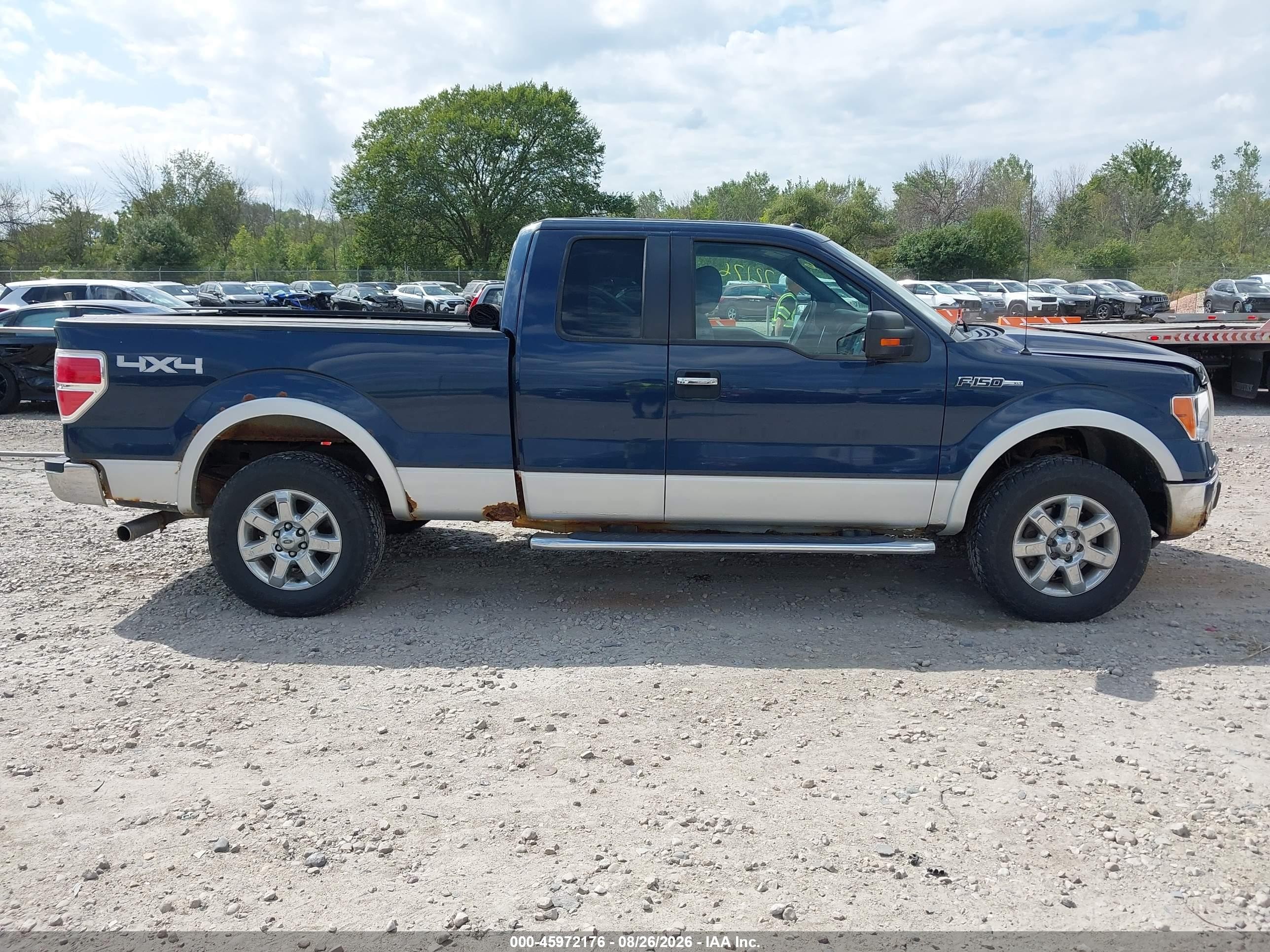 2013 Ford F-150 Xlt Blue vin: 1FTFX1EF1DKD04280