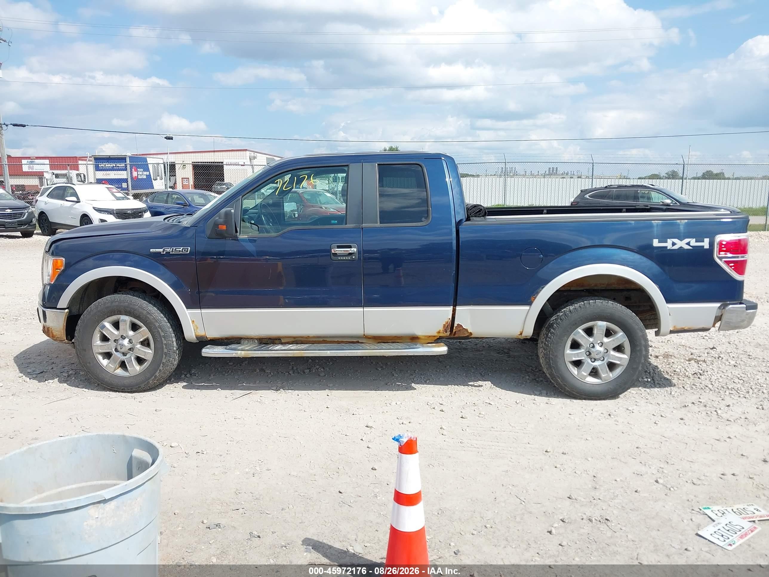 2013 Ford F-150 Xlt Blue vin: 1FTFX1EF1DKD04280