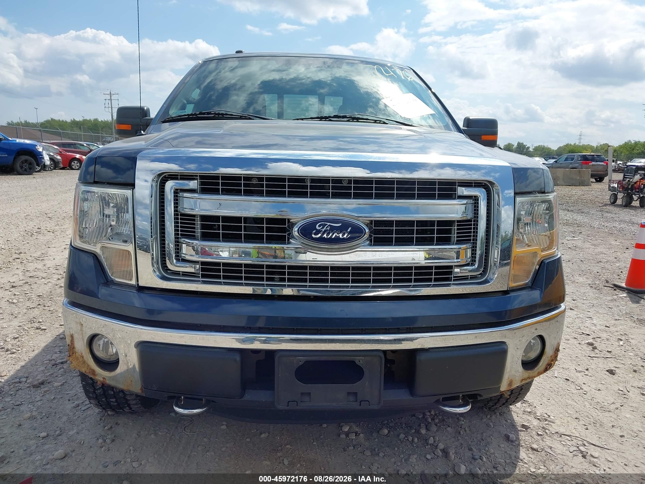 2013 Ford F-150 Xlt Blue vin: 1FTFX1EF1DKD04280