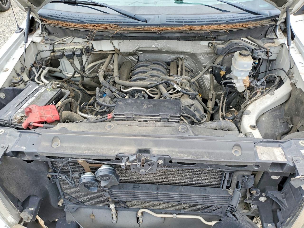 2013 Ford F150 Super Cab Белый vin: 1FTFX1EF1DKF40458