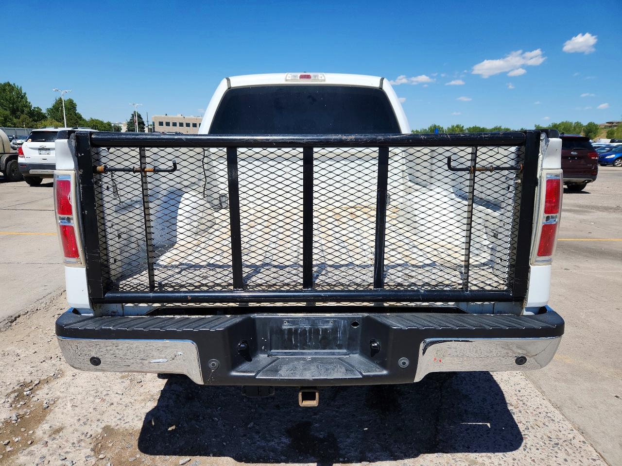2013 Ford F150 Super Cab White vin: 1FTFX1EF1DKF99834