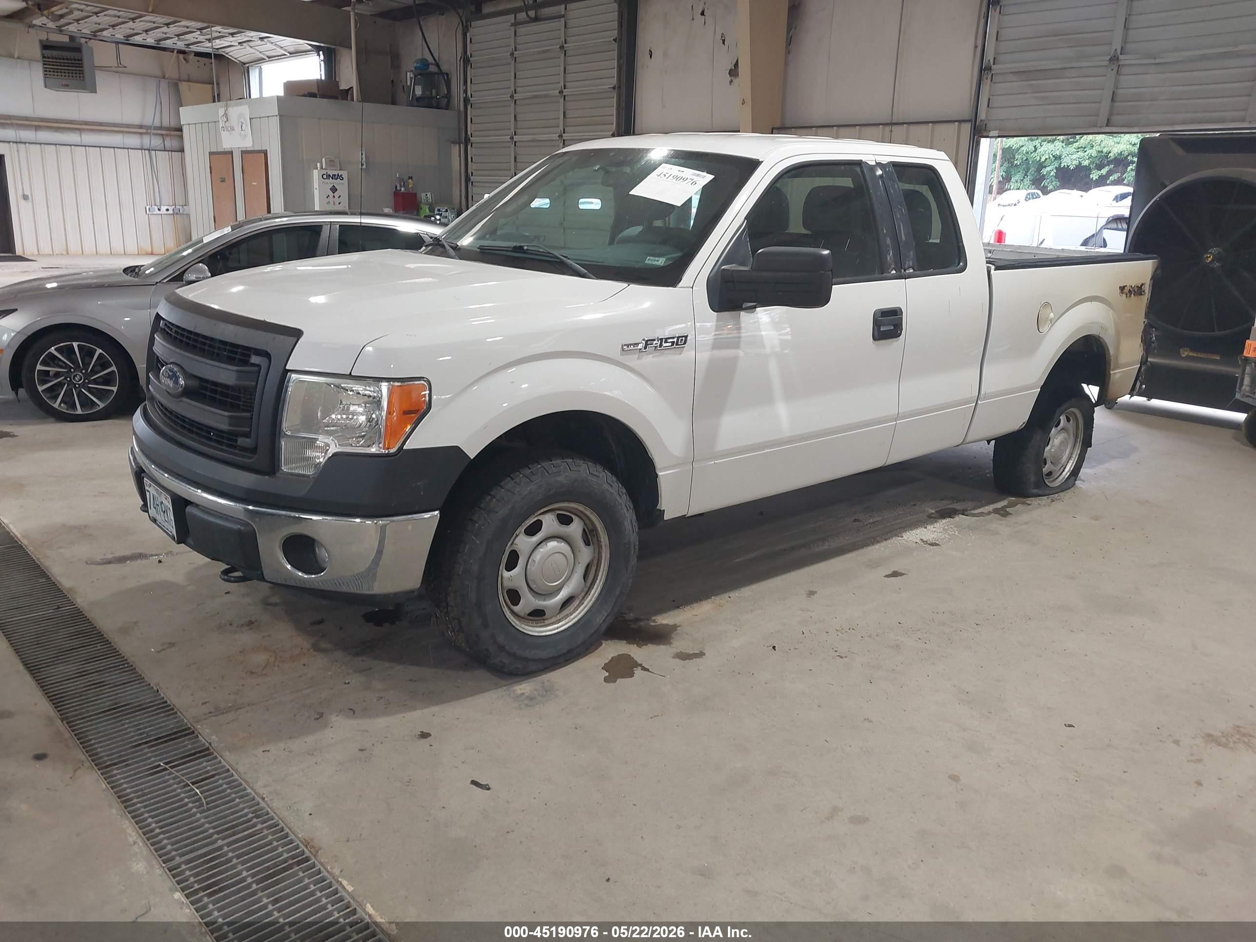 2014 Ford F-150 Xl White vin: 1FTFX1EF1EFB83227
