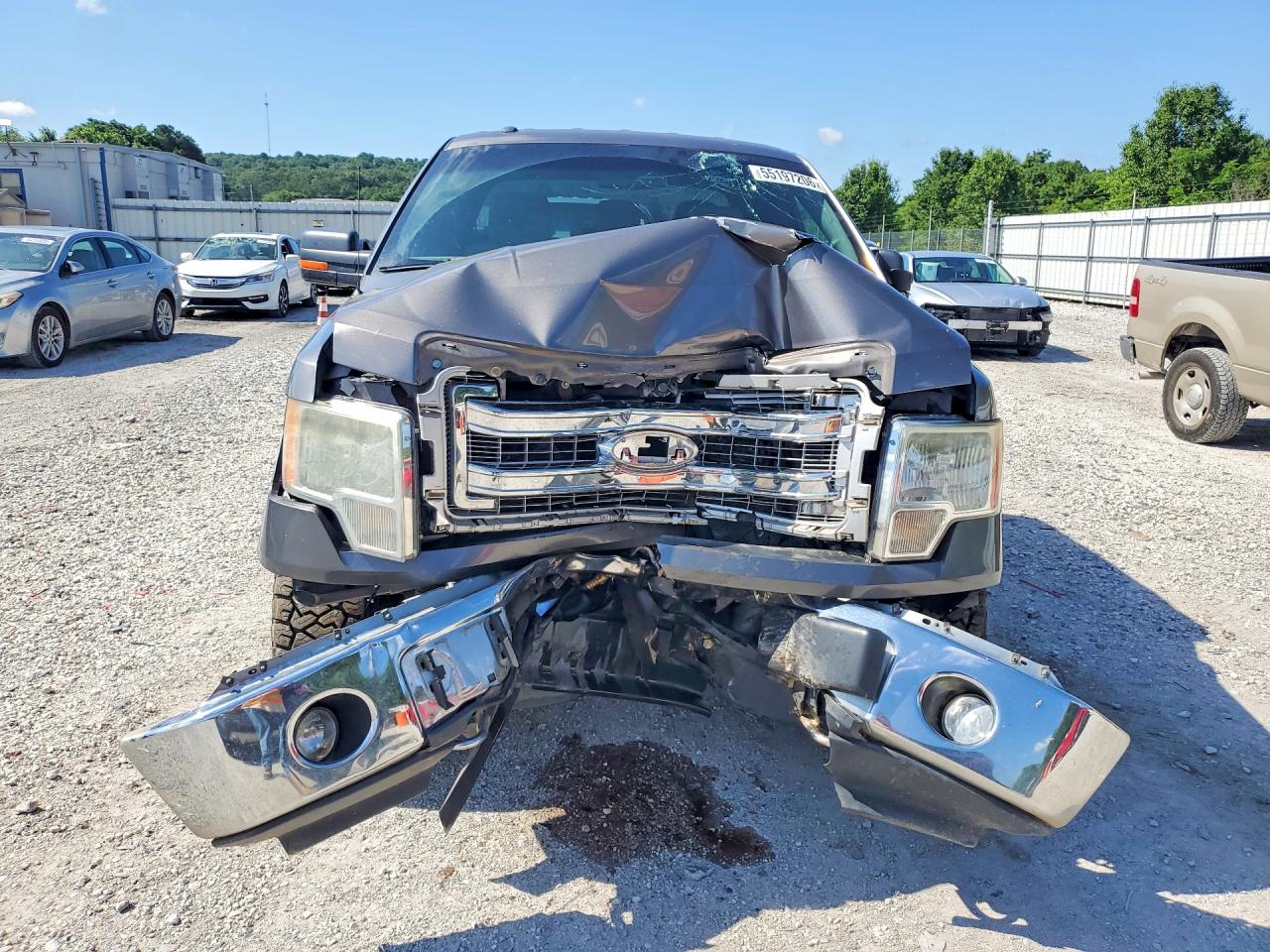 2014 Ford F150 Серый vin: 1FTFX1EF1EFC92061