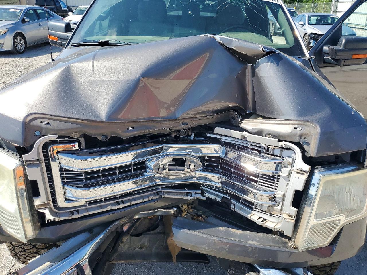 2014 Ford F150 Серый vin: 1FTFX1EF1EFC92061