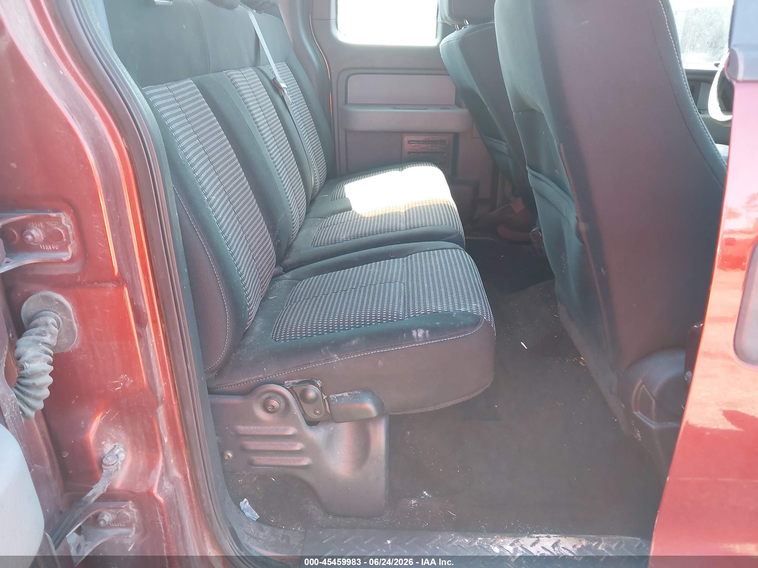 2014 Ford F-150 Stx Burgundy vin: 1FTFX1EF1EKD88618