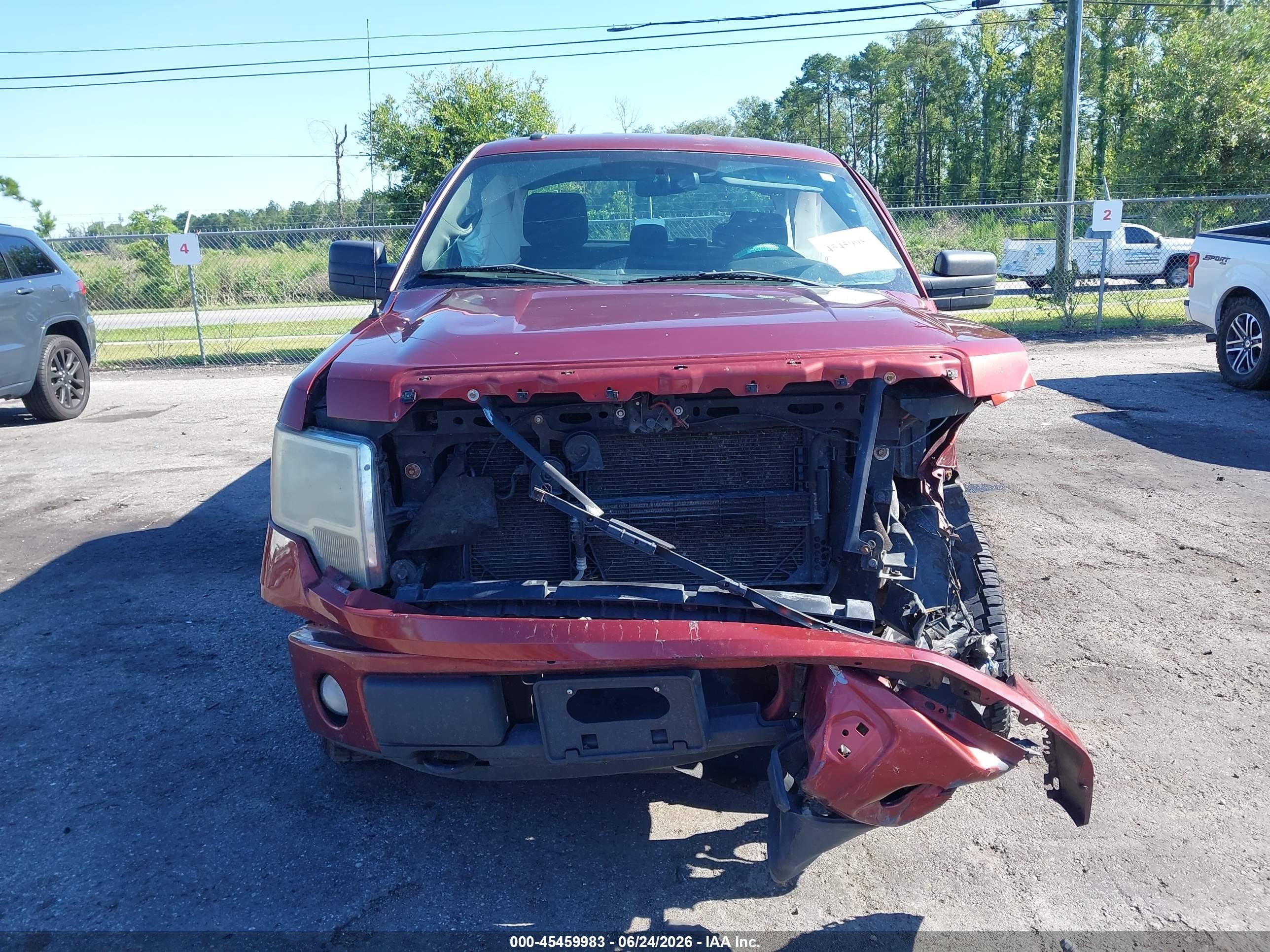 2014 Ford F-150 Stx Burgundy vin: 1FTFX1EF1EKD88618