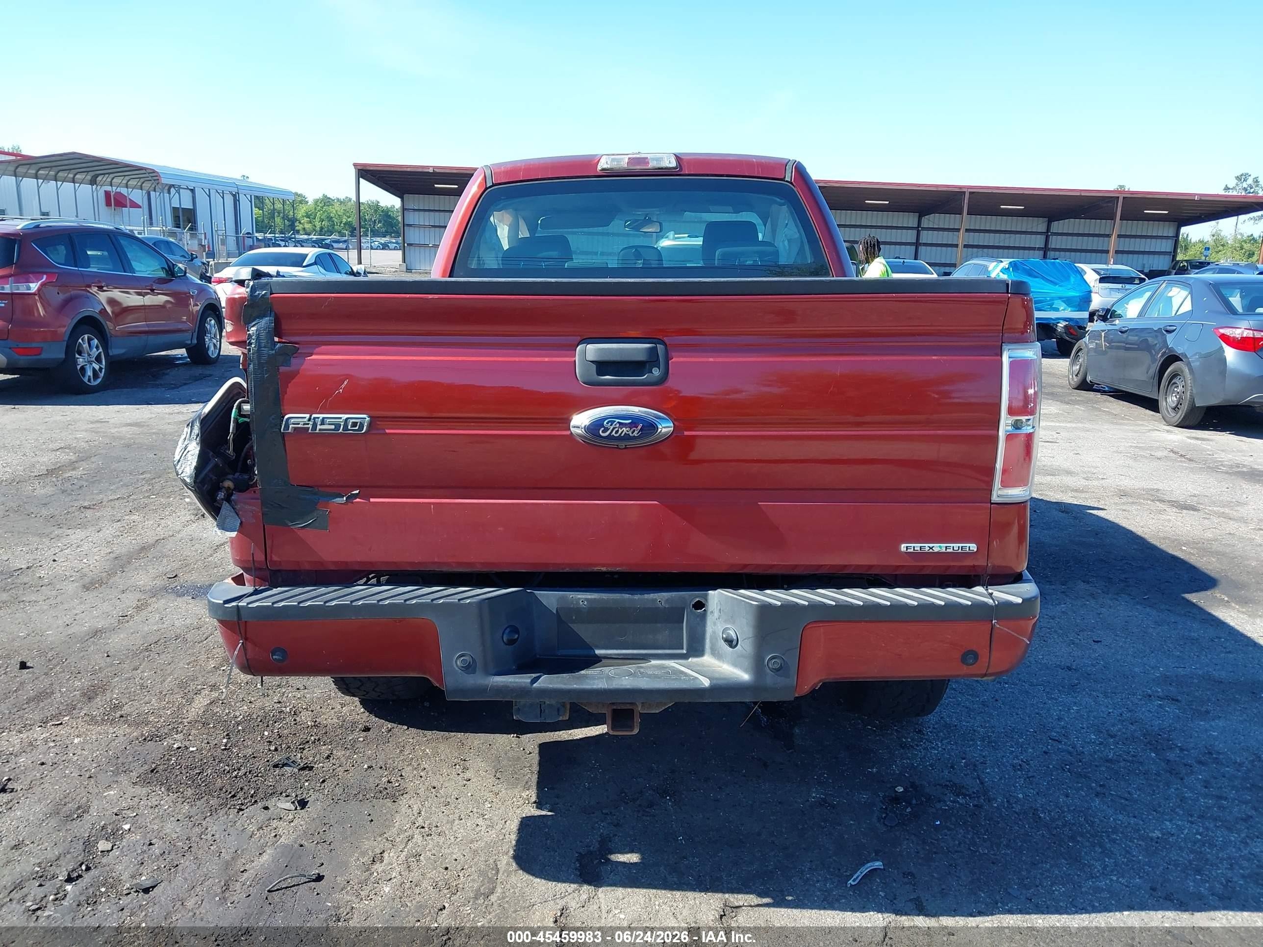 2014 Ford F-150 Stx Burgundy vin: 1FTFX1EF1EKD88618