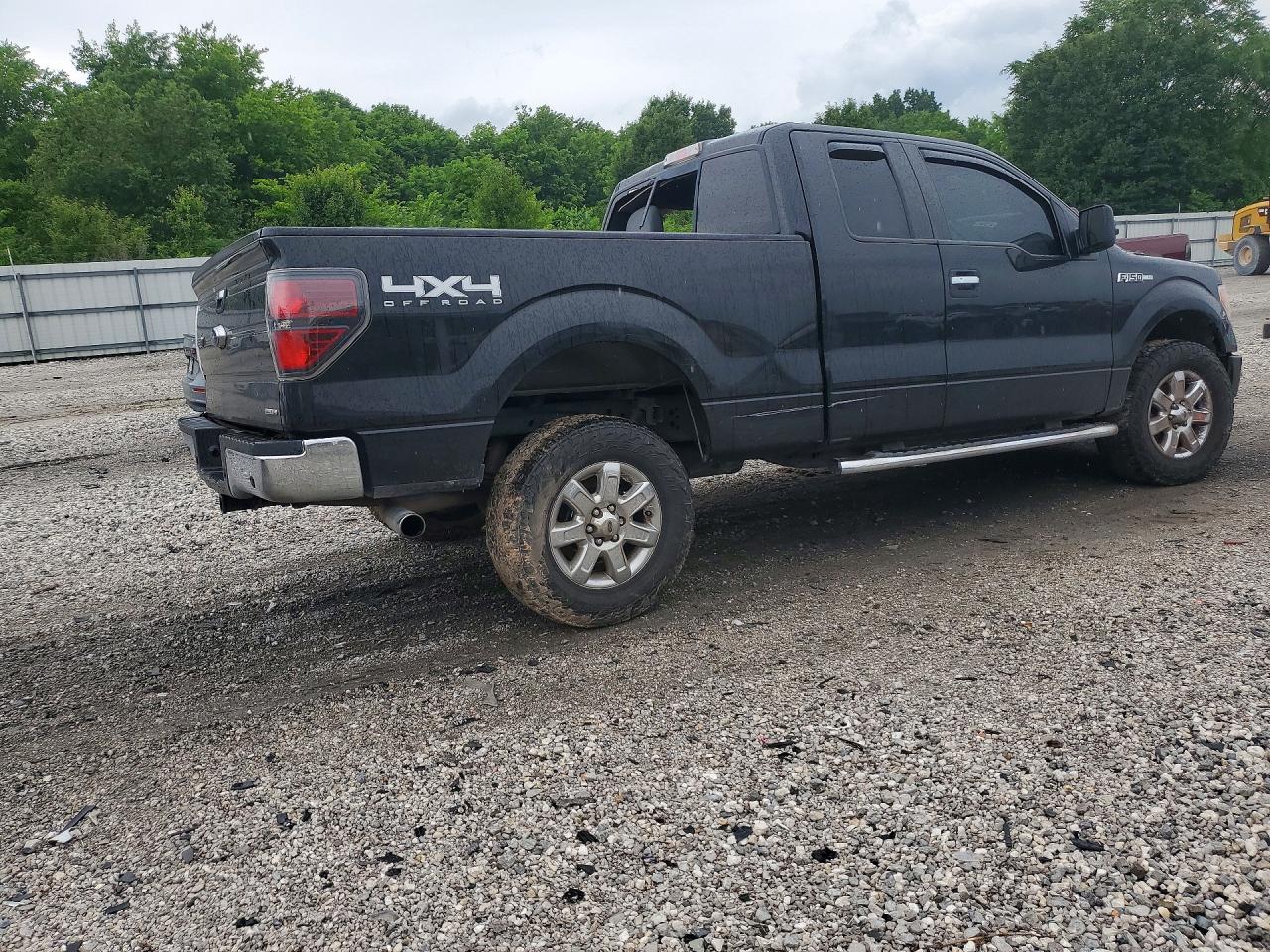 2014 Ford F150 Super Cab Black vin: 1FTFX1EF1EKE07118