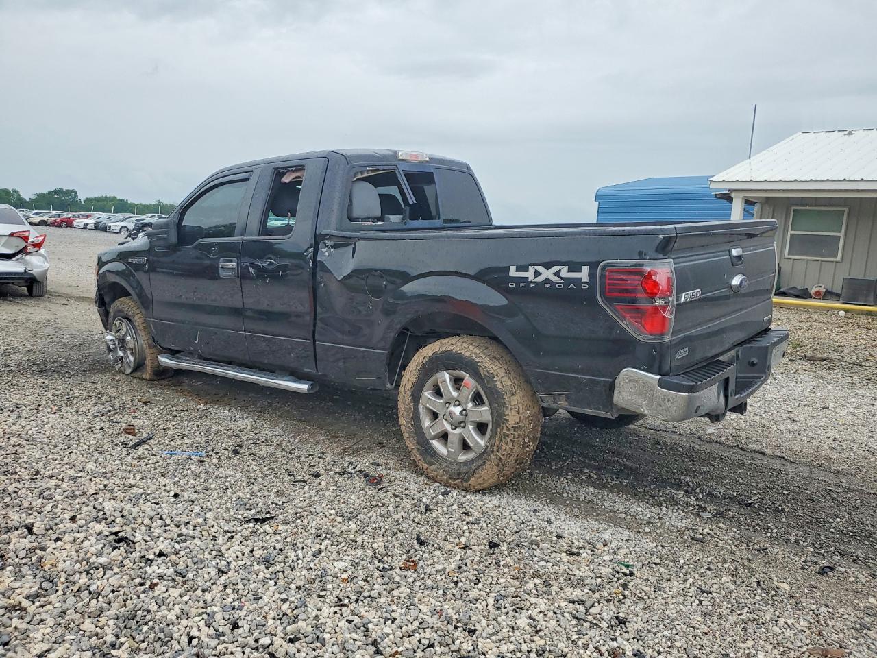 2014 Ford F150 Super Cab Black vin: 1FTFX1EF1EKE07118