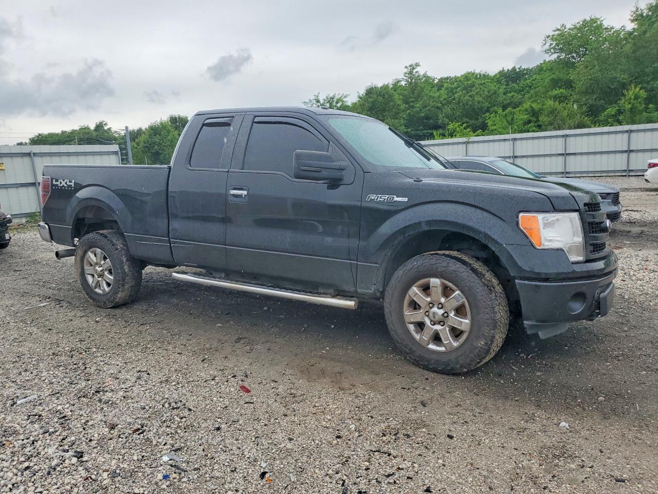 2014 Ford F150 Super Cab Black vin: 1FTFX1EF1EKE07118