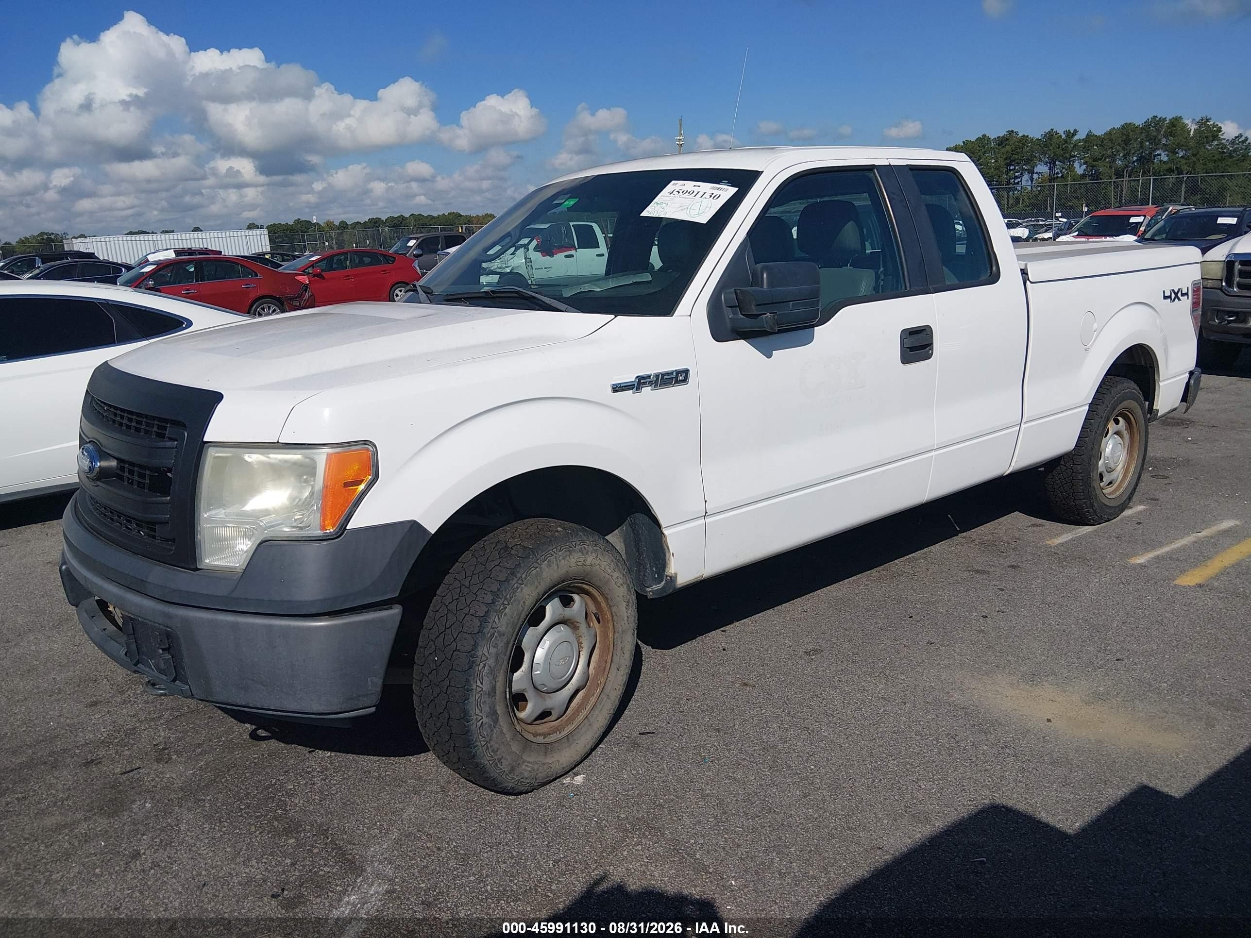 2014 Ford F-150 Xl Белый vin: 1FTFX1EF1EKF29722