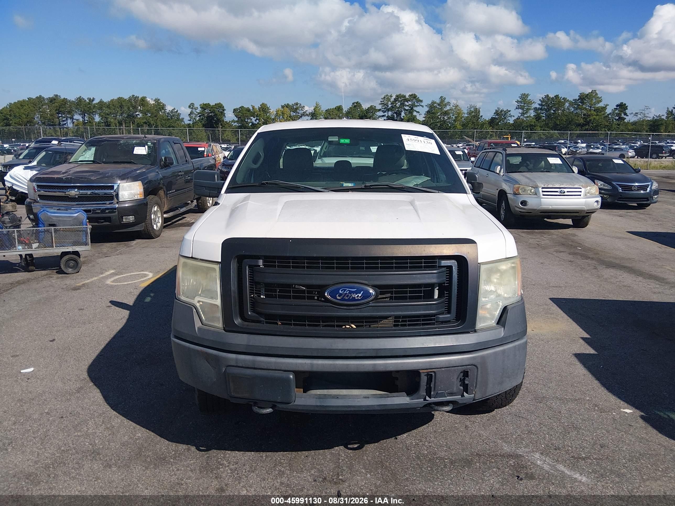 2014 Ford F-150 Xl Белый vin: 1FTFX1EF1EKF29722