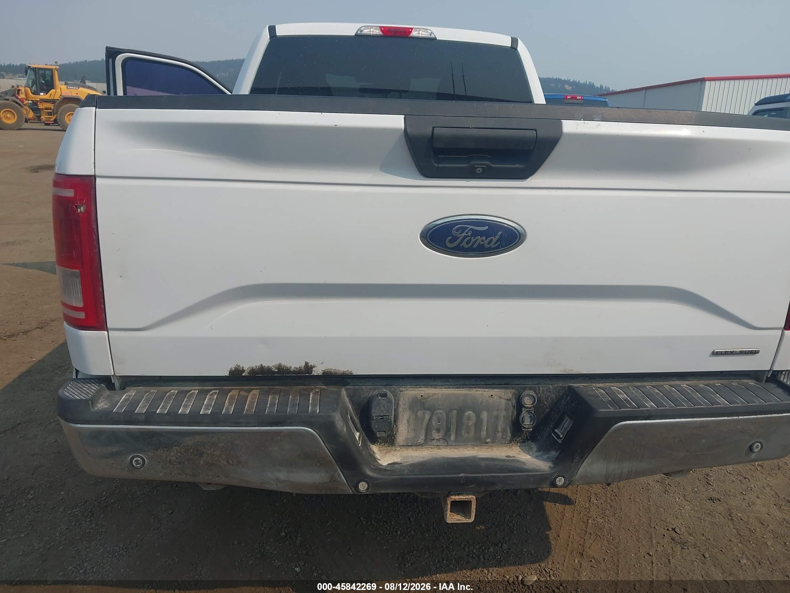 2015 Ford F-150 Xlt White vin: 1FTFX1EF1FKD99250