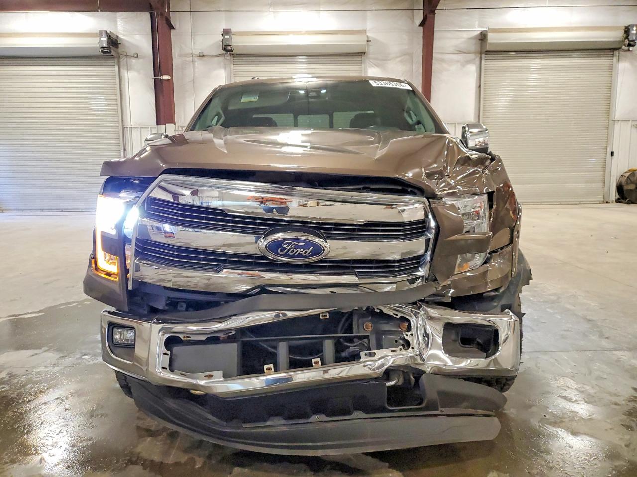2015 Ford F150 Super Cab Коричневый vin: 1FTFX1EF1FKE50049