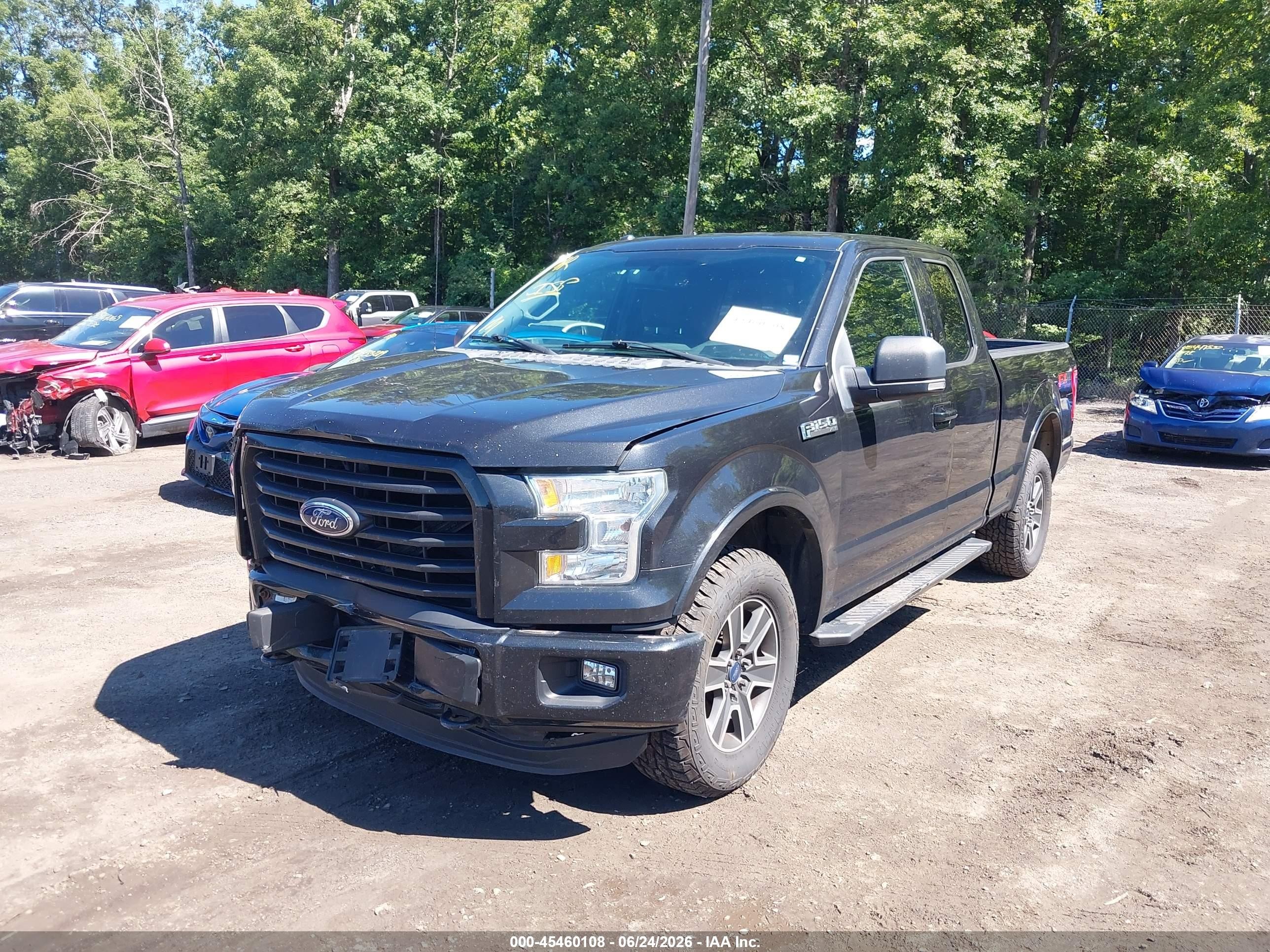 2015 Ford F-150 Xlt Black vin: 1FTFX1EF1FKE57597